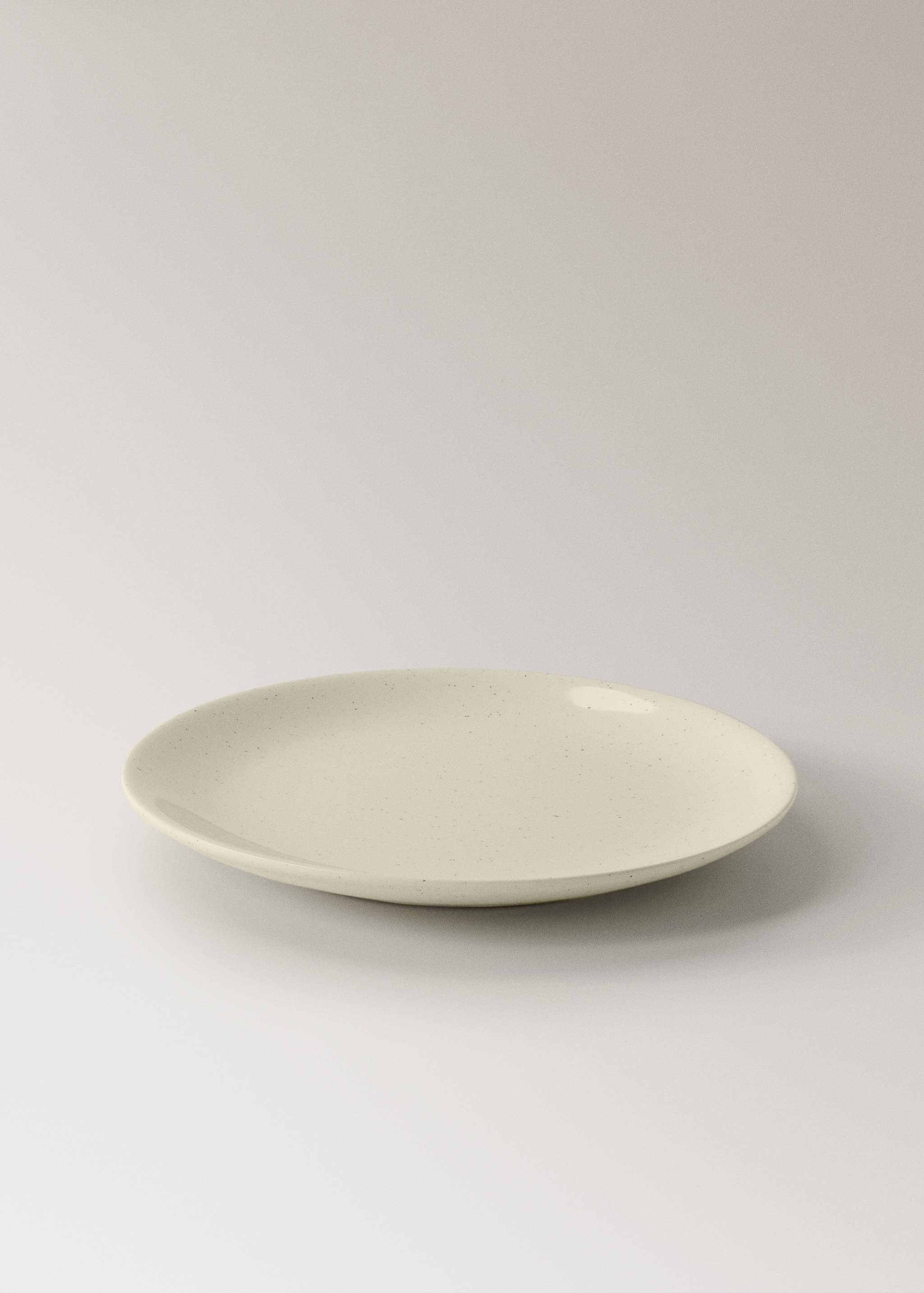 Stoneware dinner plate with spots - Details of the article 1