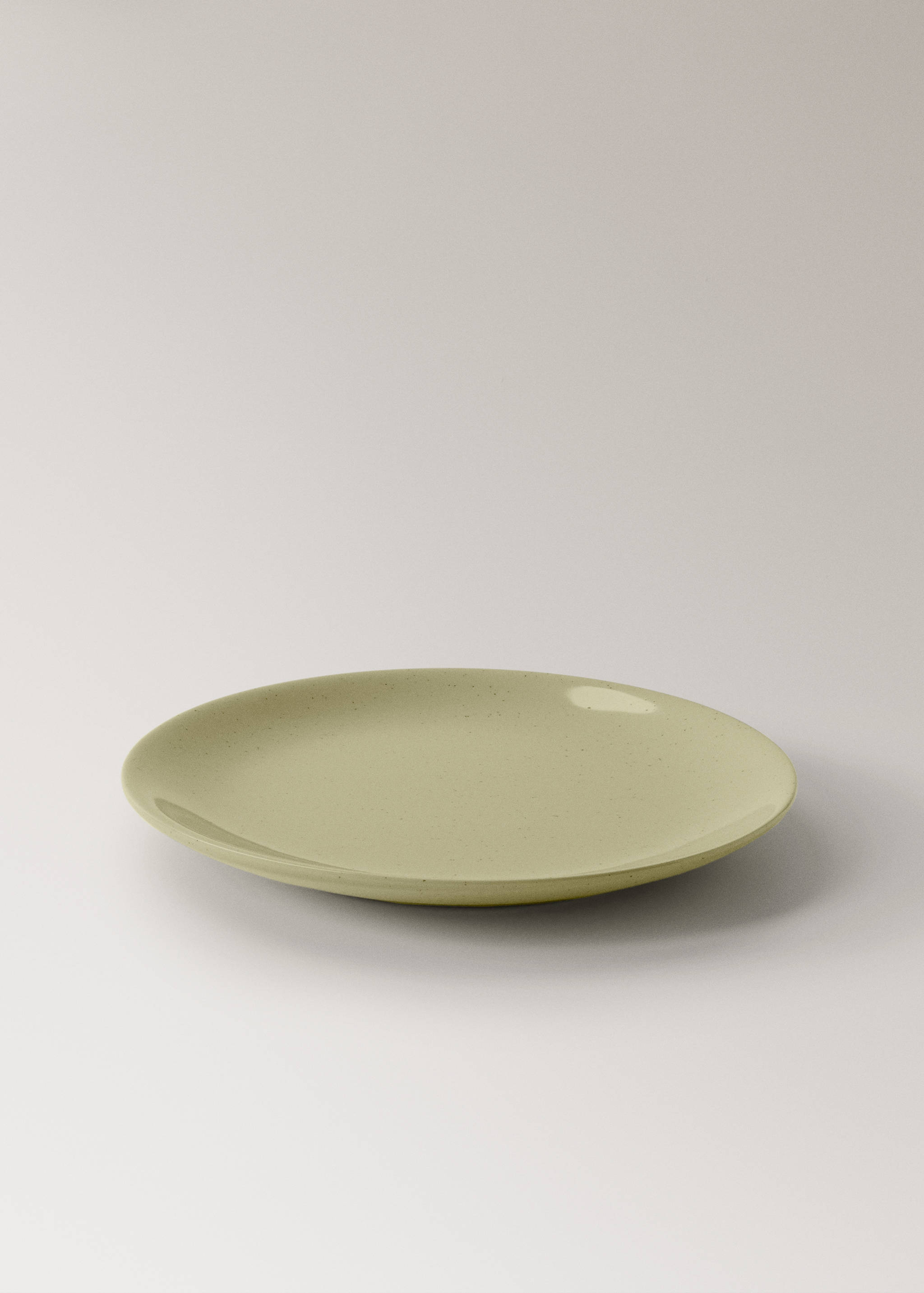 Stoneware dinner plate with spots - Details of the article 1