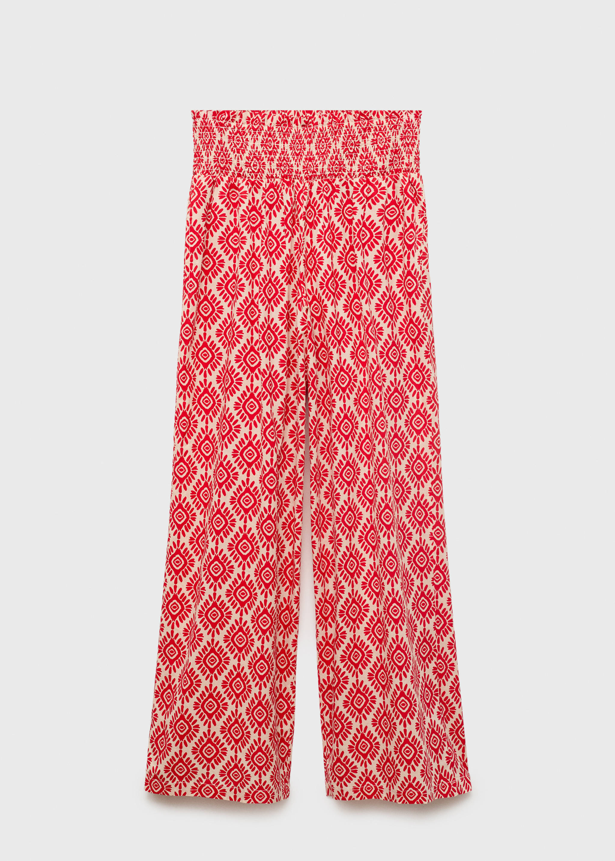 Calças estampadas de algodão - Artigo sem modelo