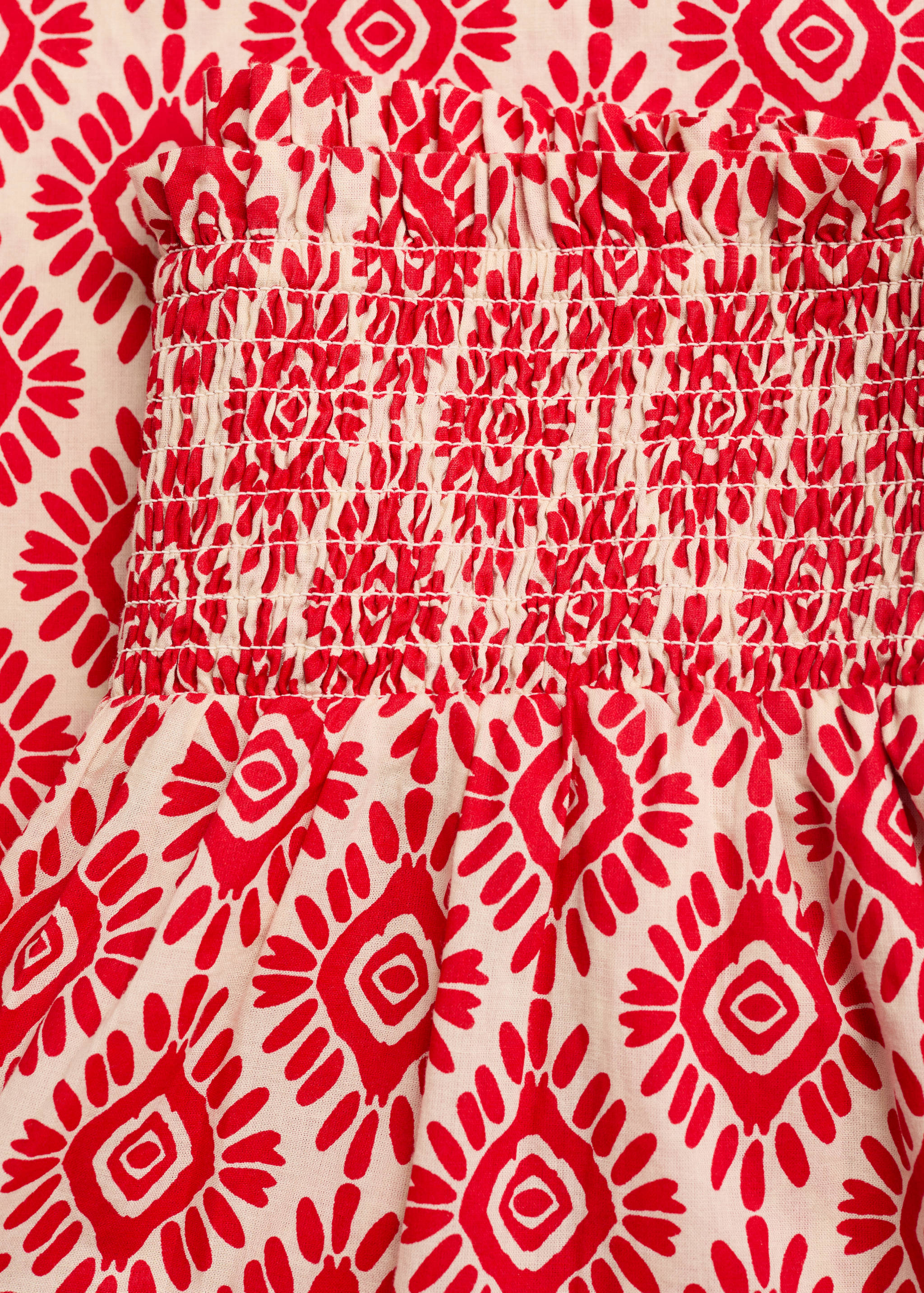 Calças estampadas de algodão - Pormenor do artigo 8