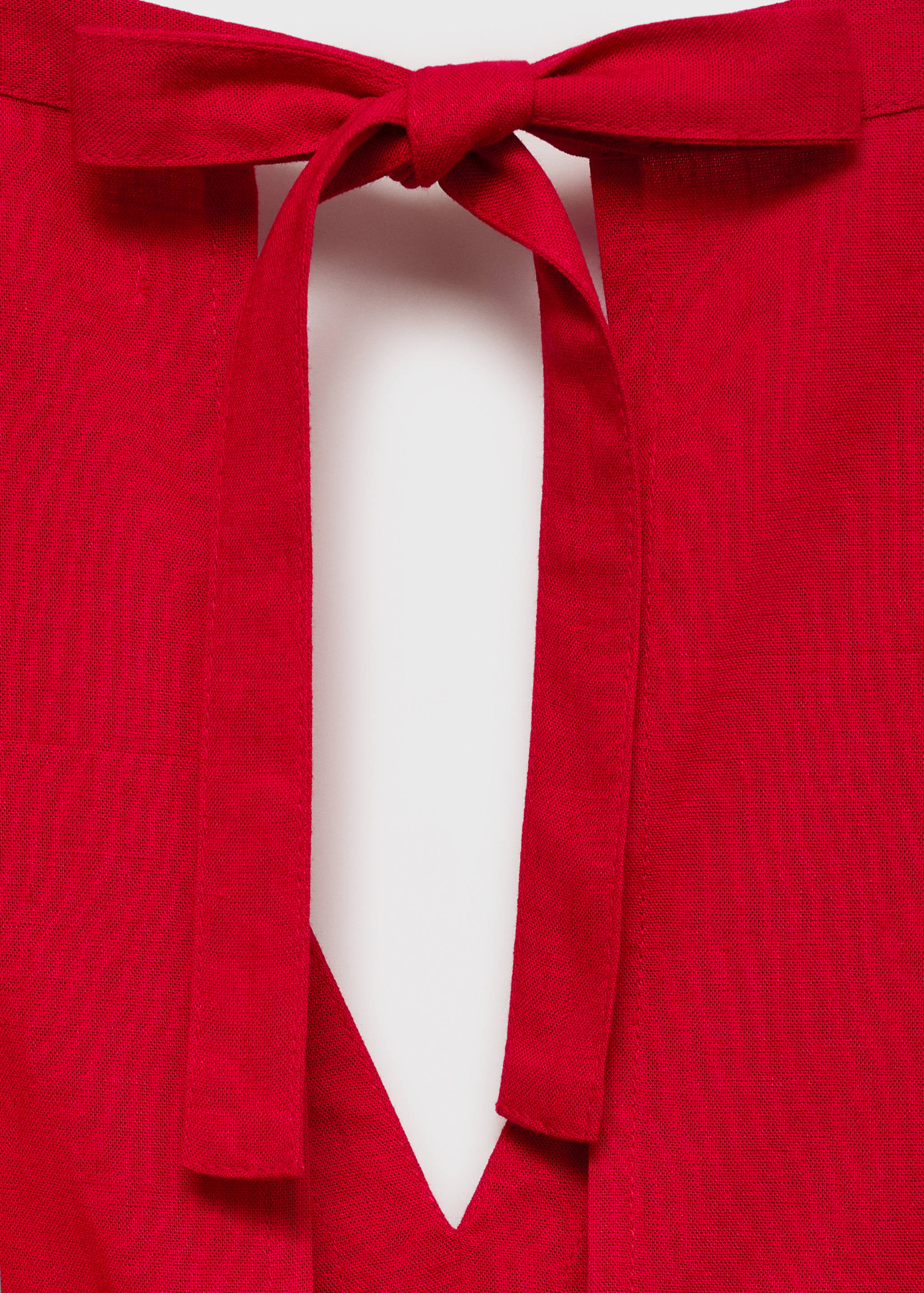 Льняной топ со сборками - Деталь изделия 8