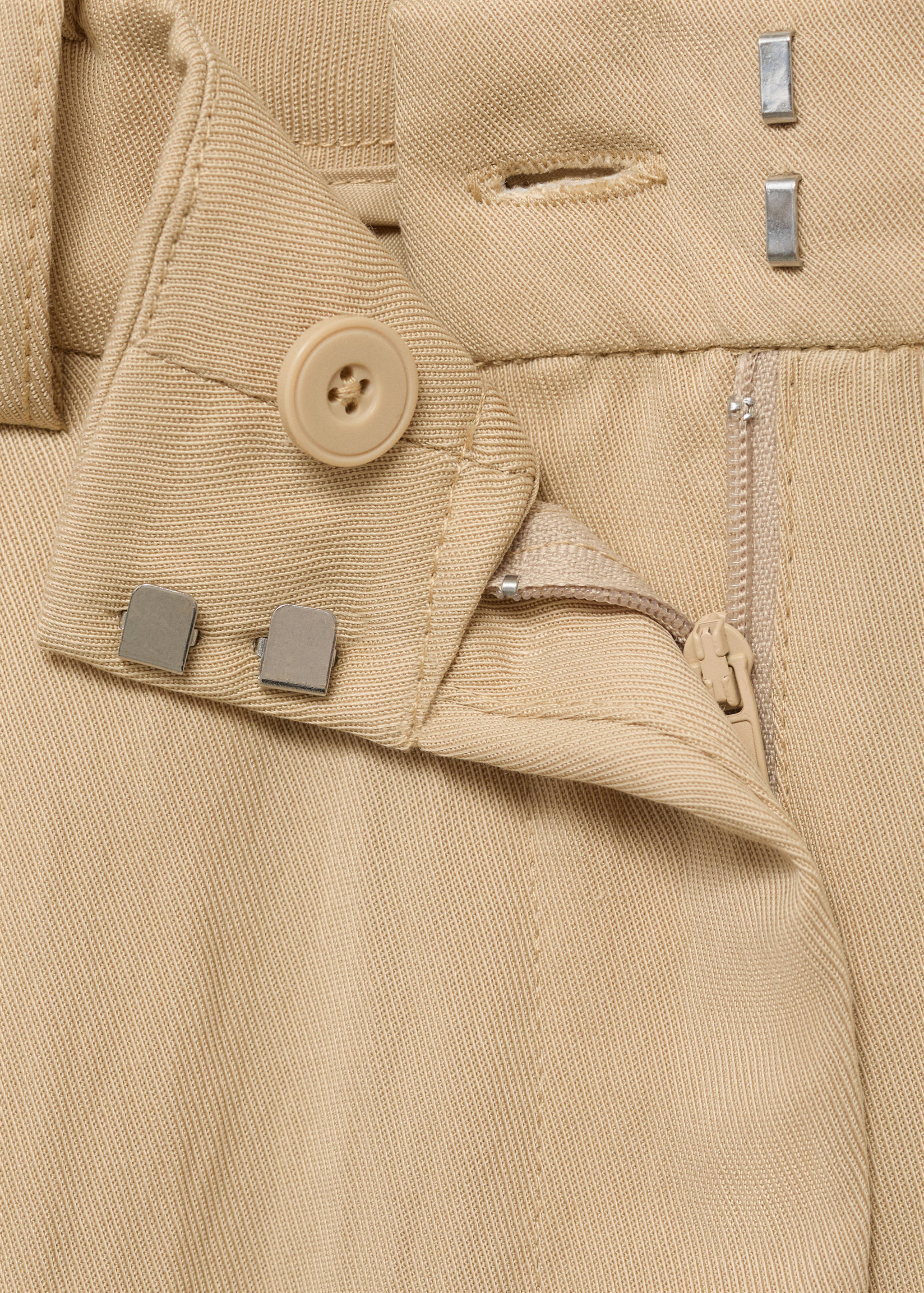 Straight mid-rise suit trousers - Details of the article 8