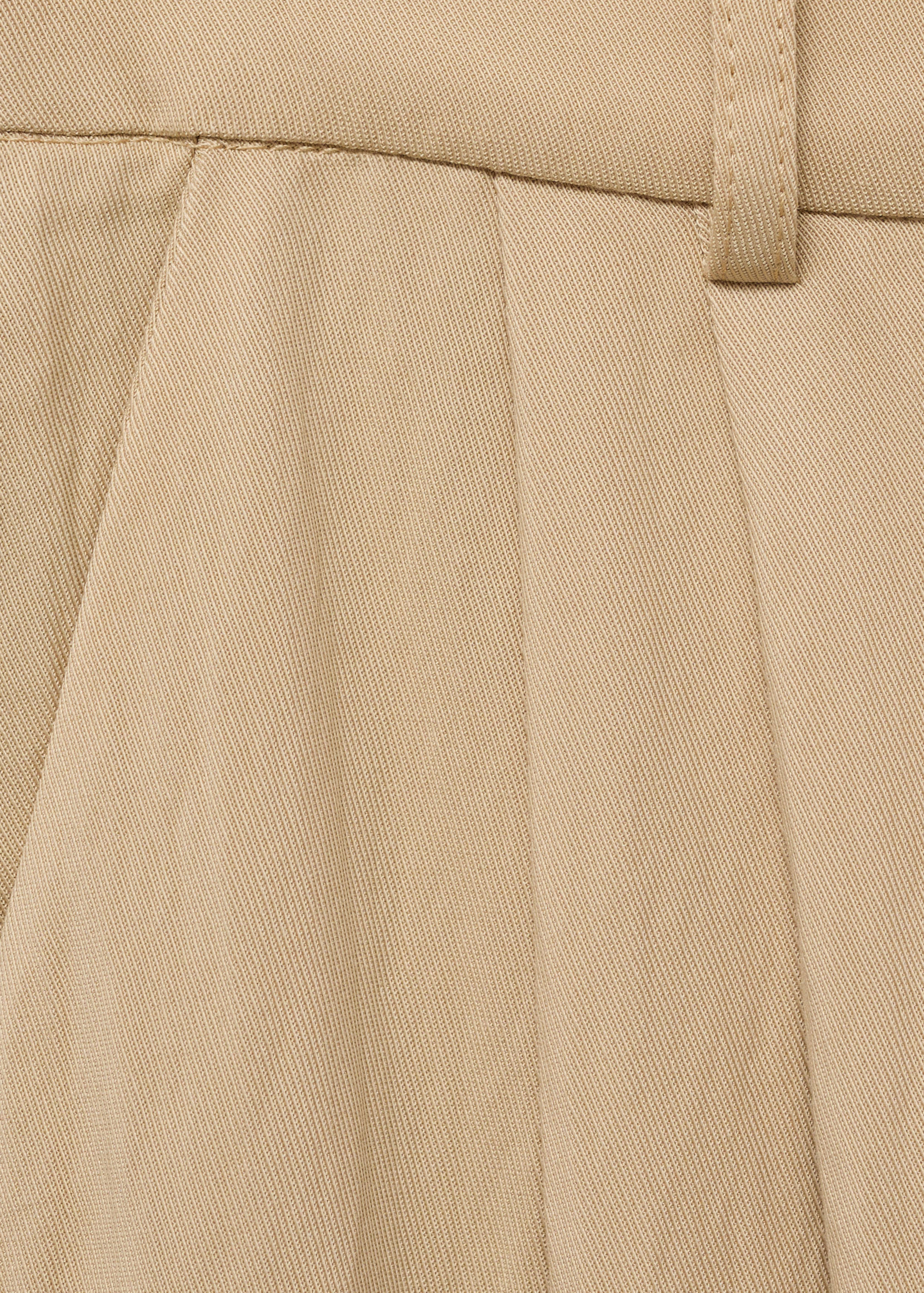 Straight mid-rise suit trousers - Details of the article 0