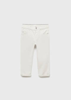 Turned-up straight jeans — Ice Grey 1