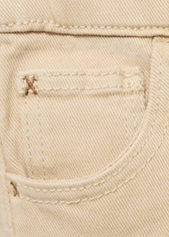 Turned-up straight jeans — Sand 5
