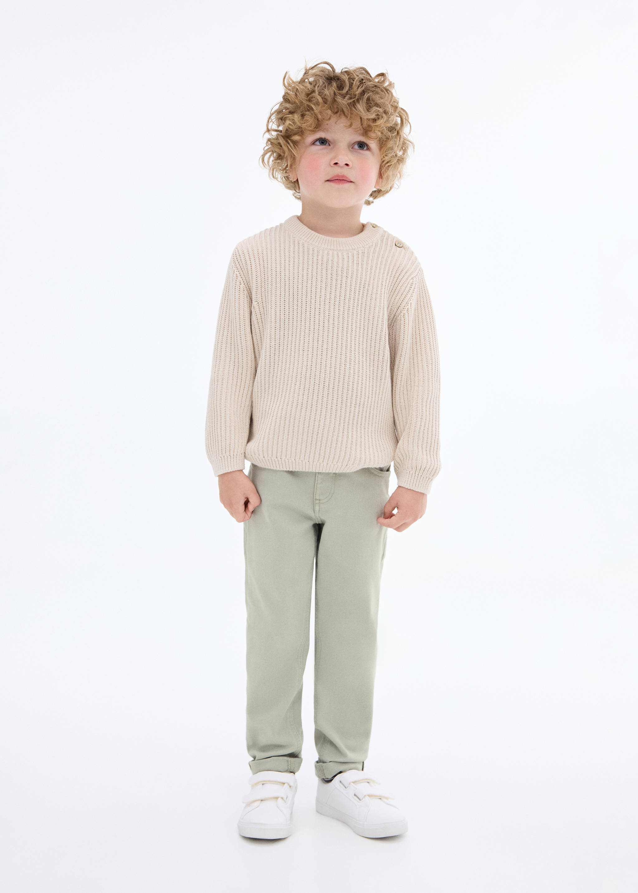 Gerade Jeans mit Umschlag - Allgemeine Ansicht