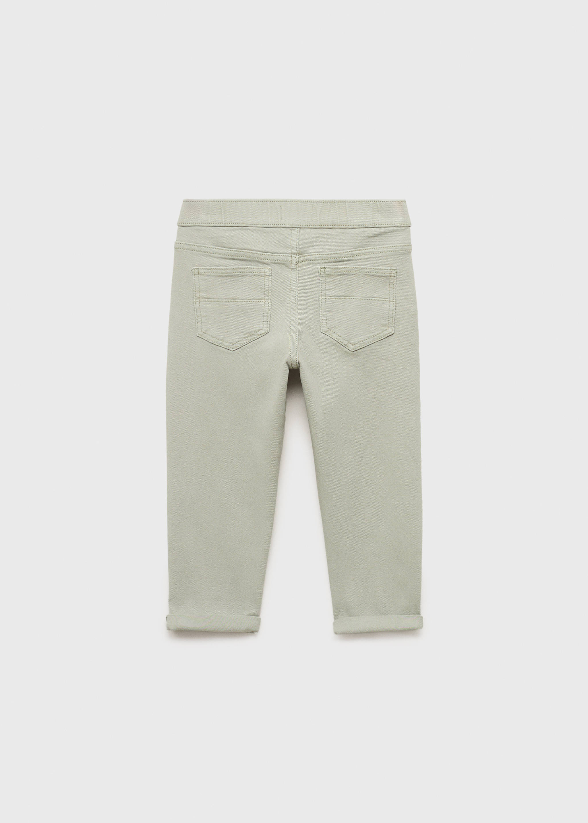 Gerade Jeans mit Umschlag - Rückseite des Artikels