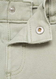Turned-up straight jeans — Green 3