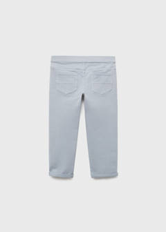 Turned-up straight jeans — Blue 4