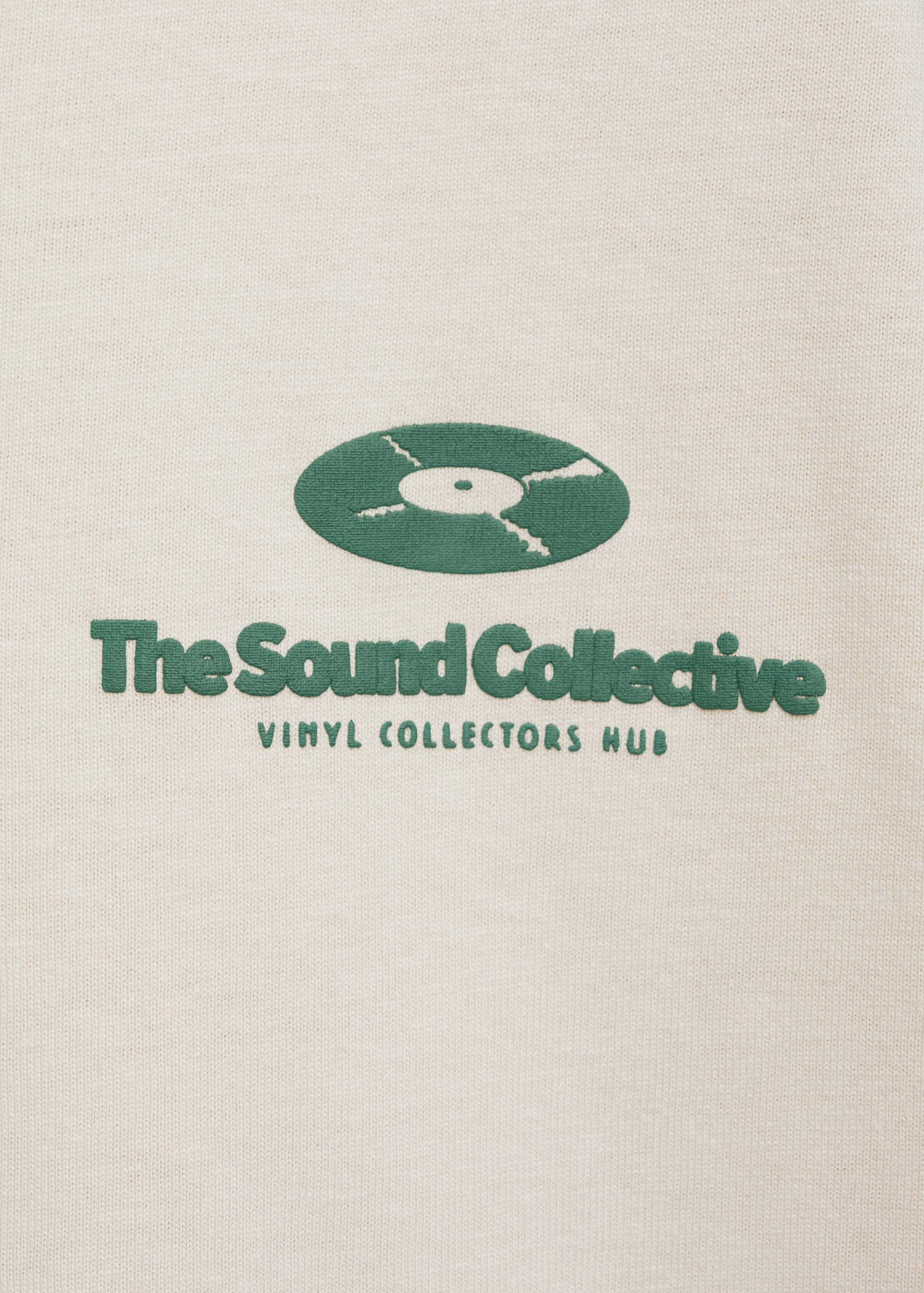 Printed embossed letters t-shirt - Details of the article 8