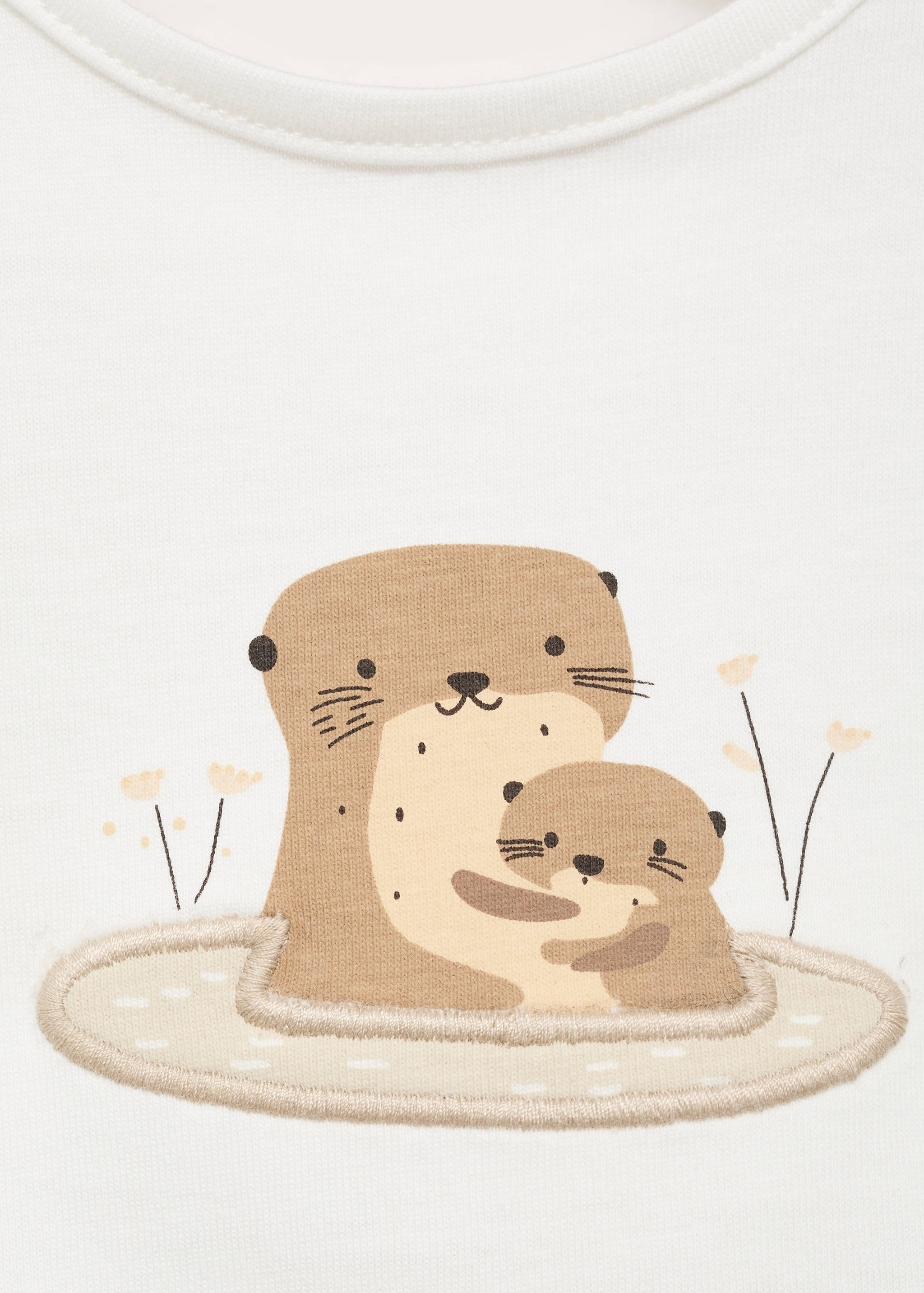 Embroidered printed T-shirt - Details of the article 8