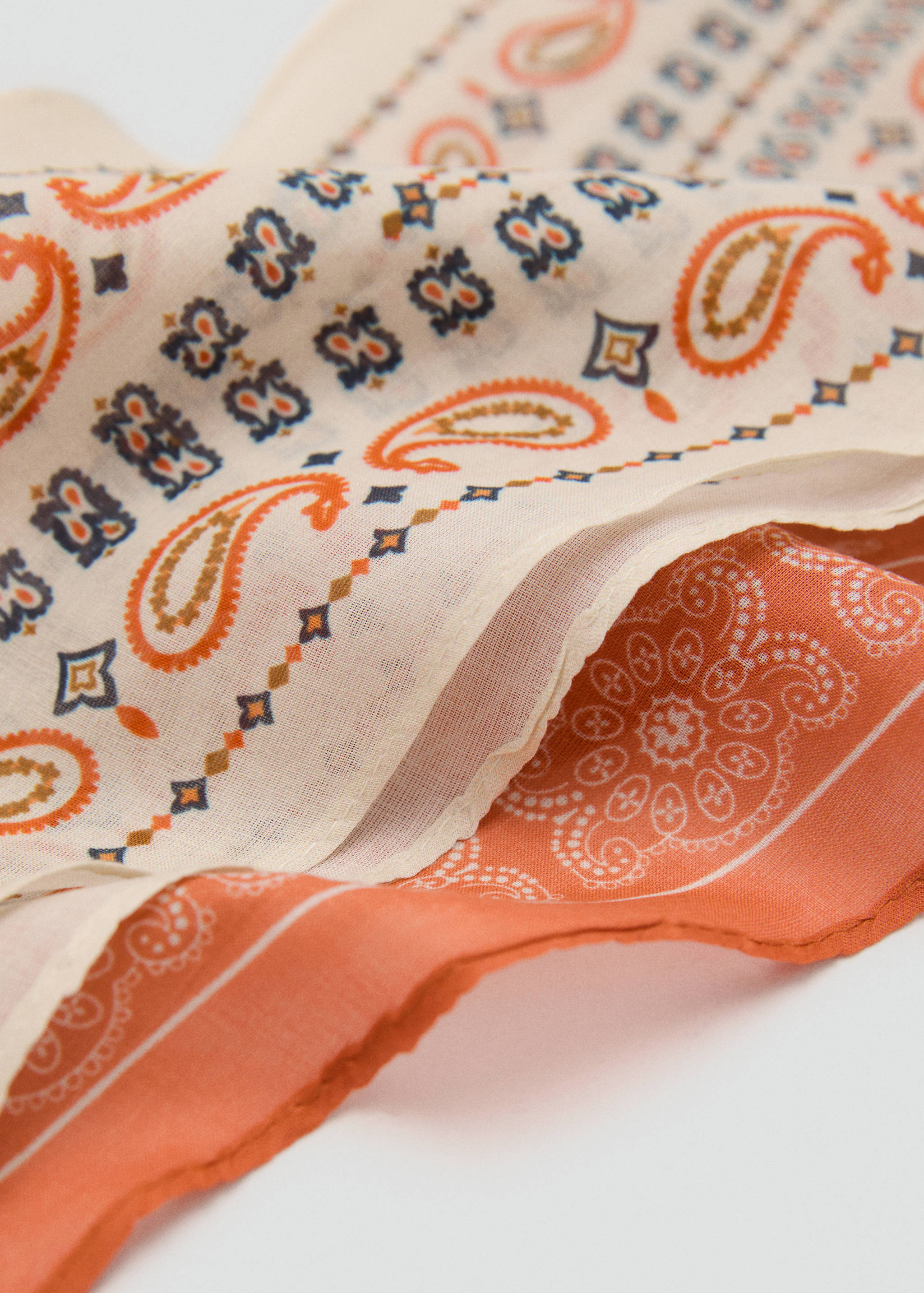 Set of 2 printed handkerchiefs - Medium plane