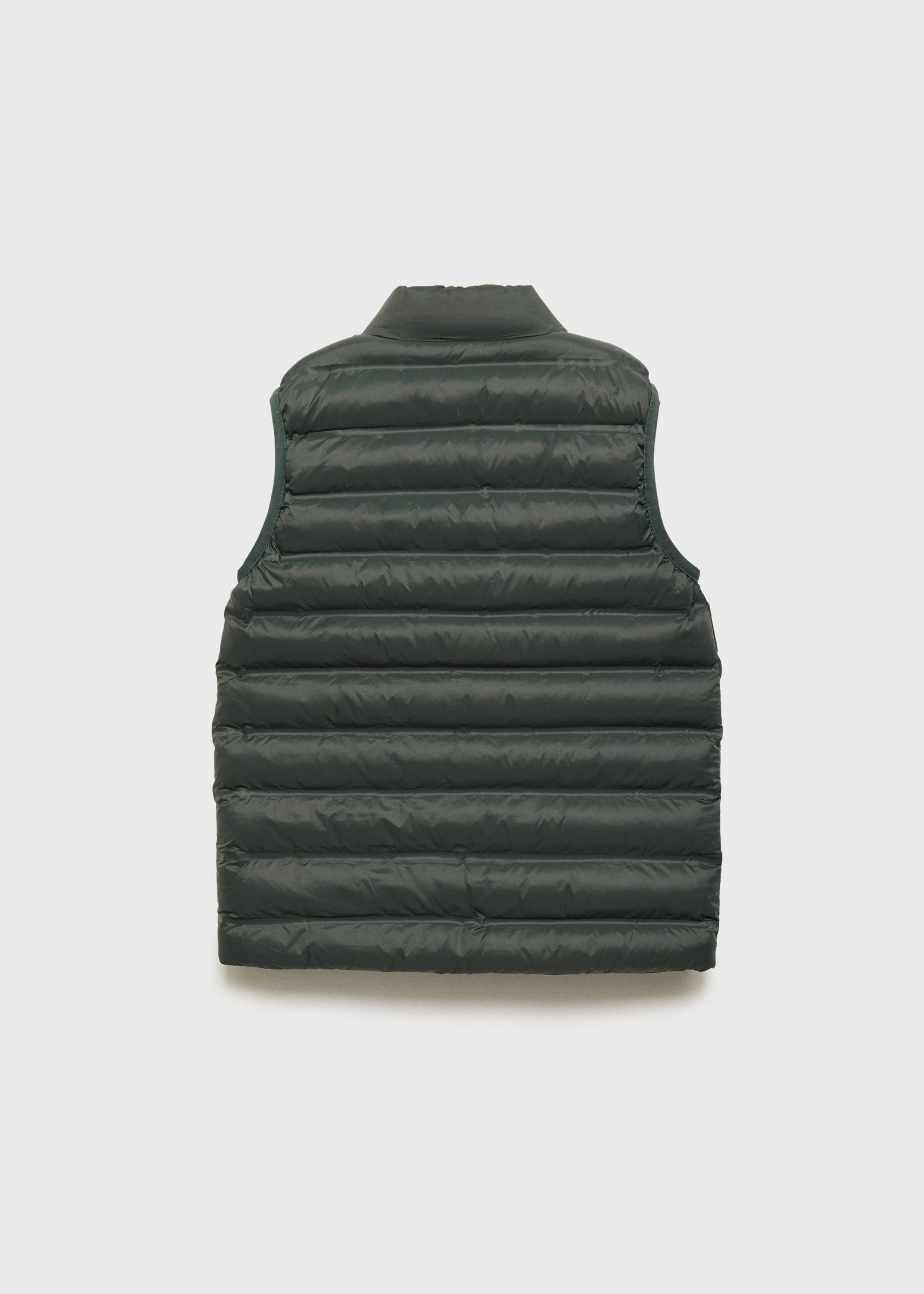 Quilted gilet - Reverse of the article