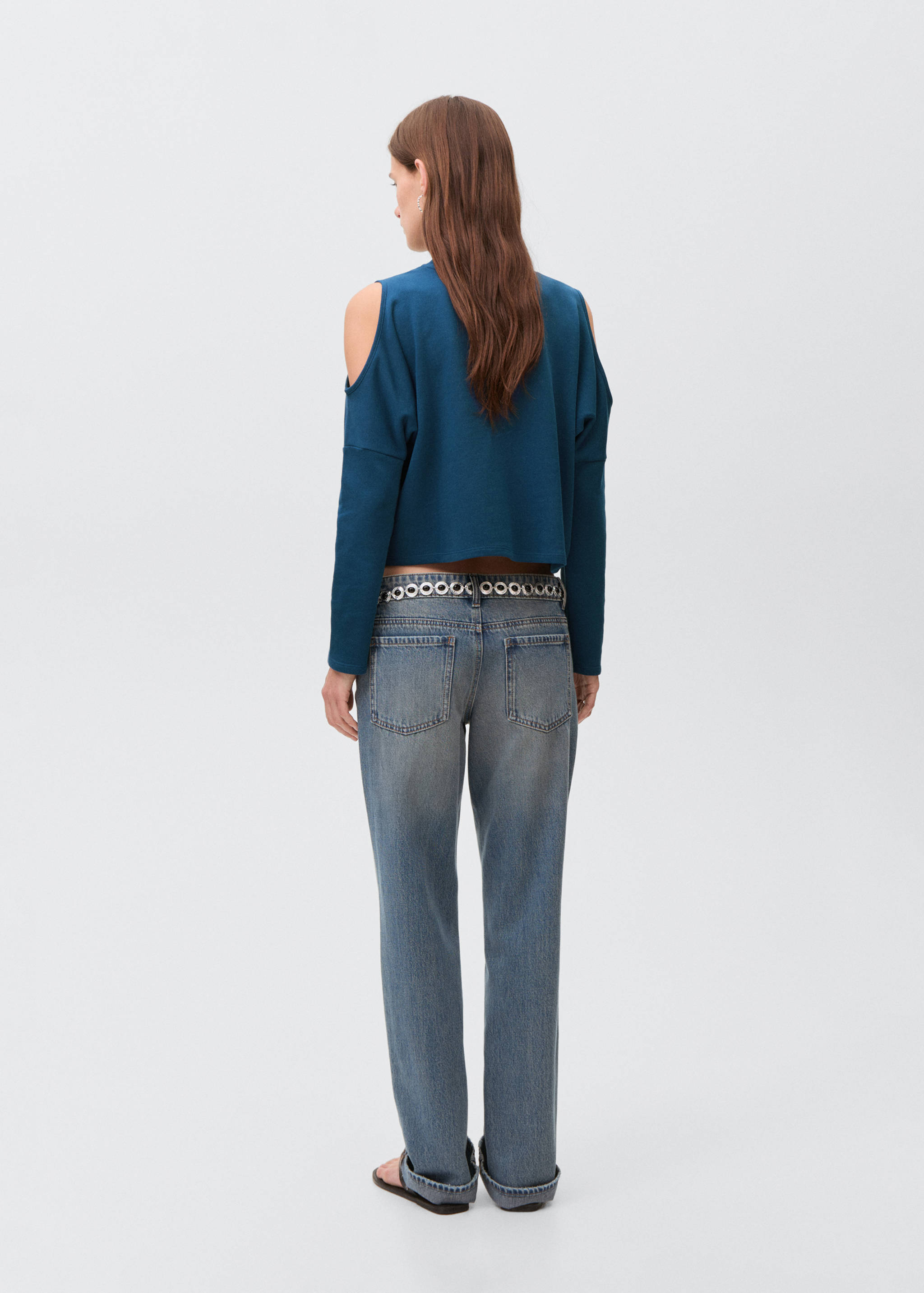 Sweat imprimé à découpe - Verso de l’article