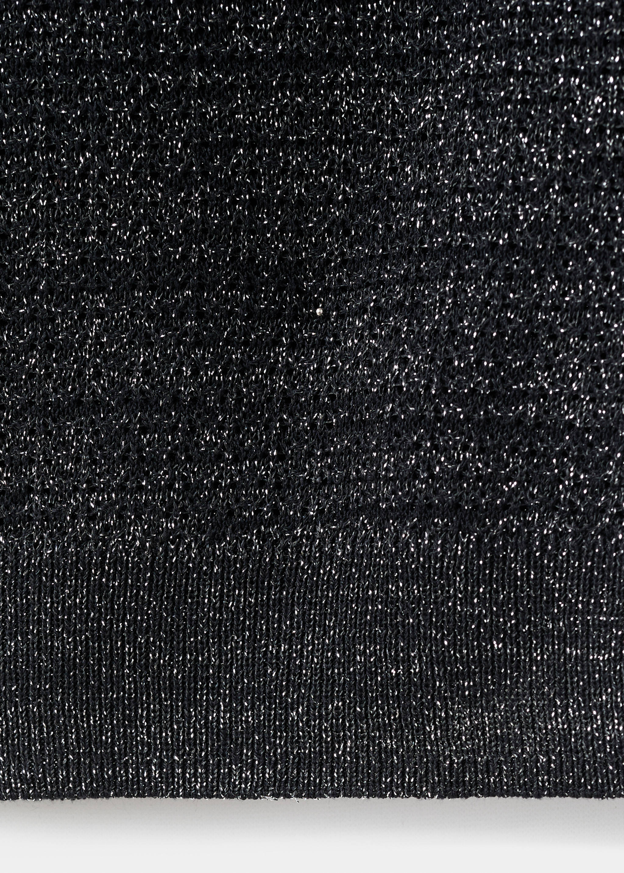 Short-sleeved lurex sweater - Details of the article 0