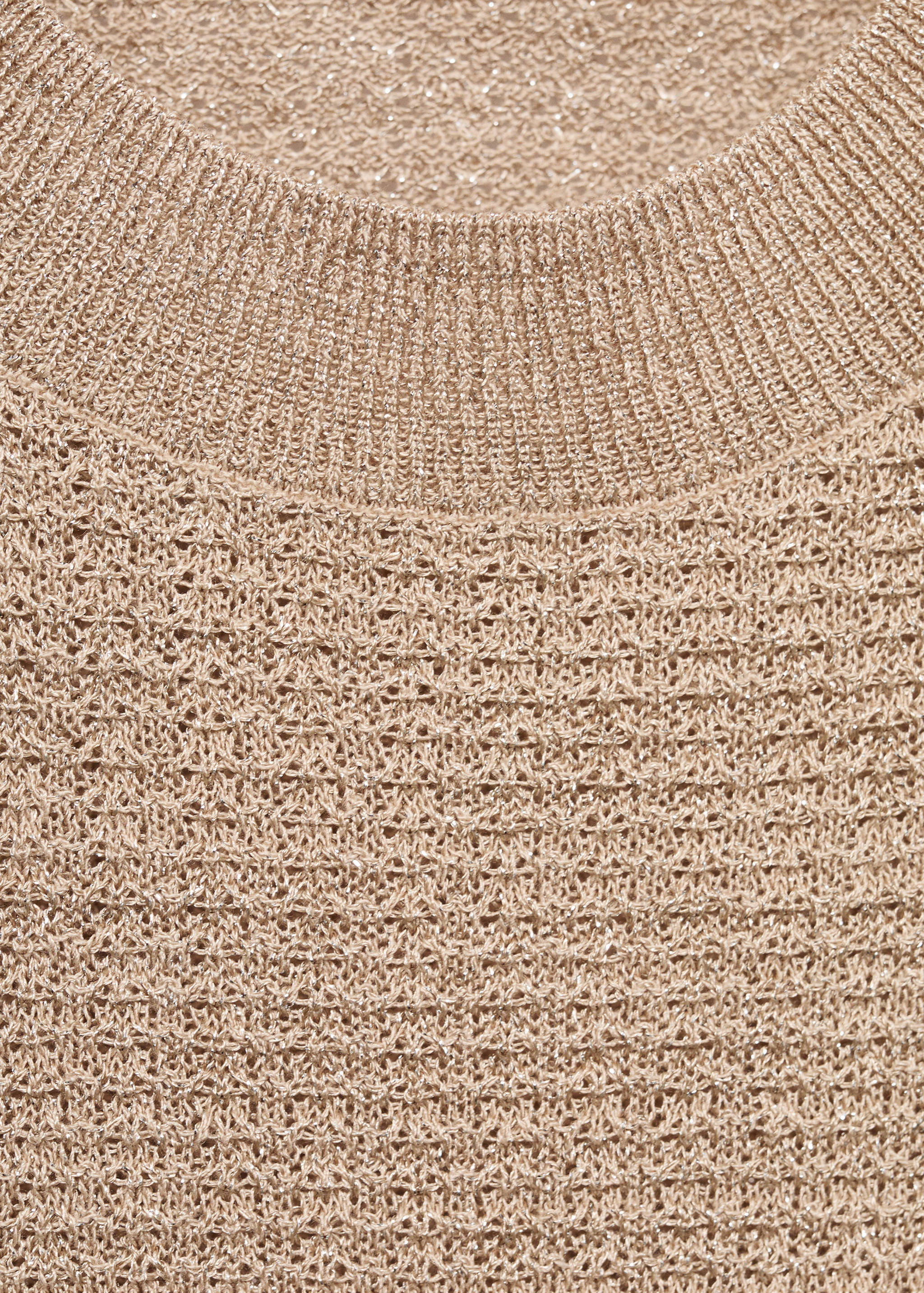 Short-sleeved lurex sweater - Details of the article 8