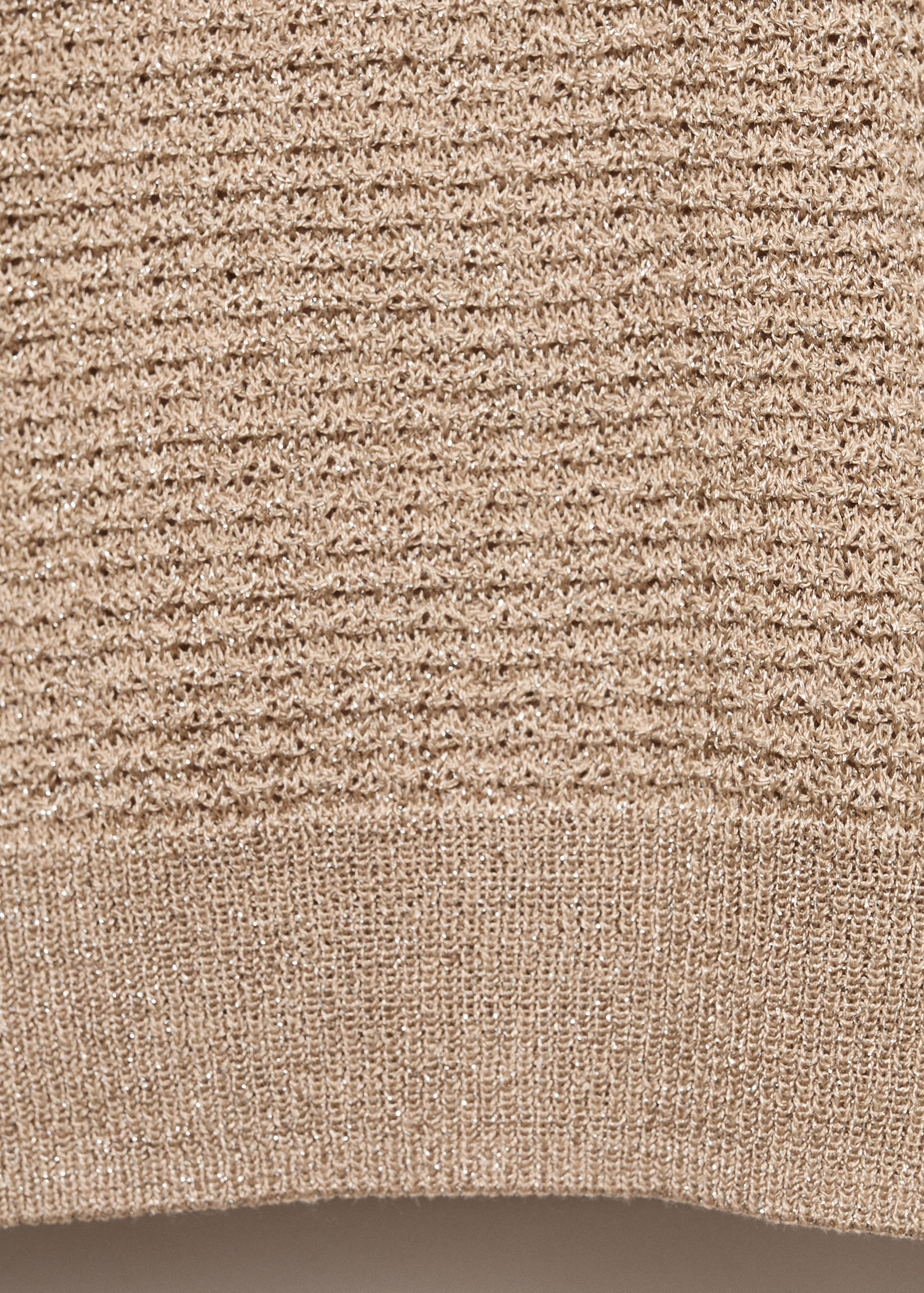 Short-sleeved lurex sweater - Details of the article 0