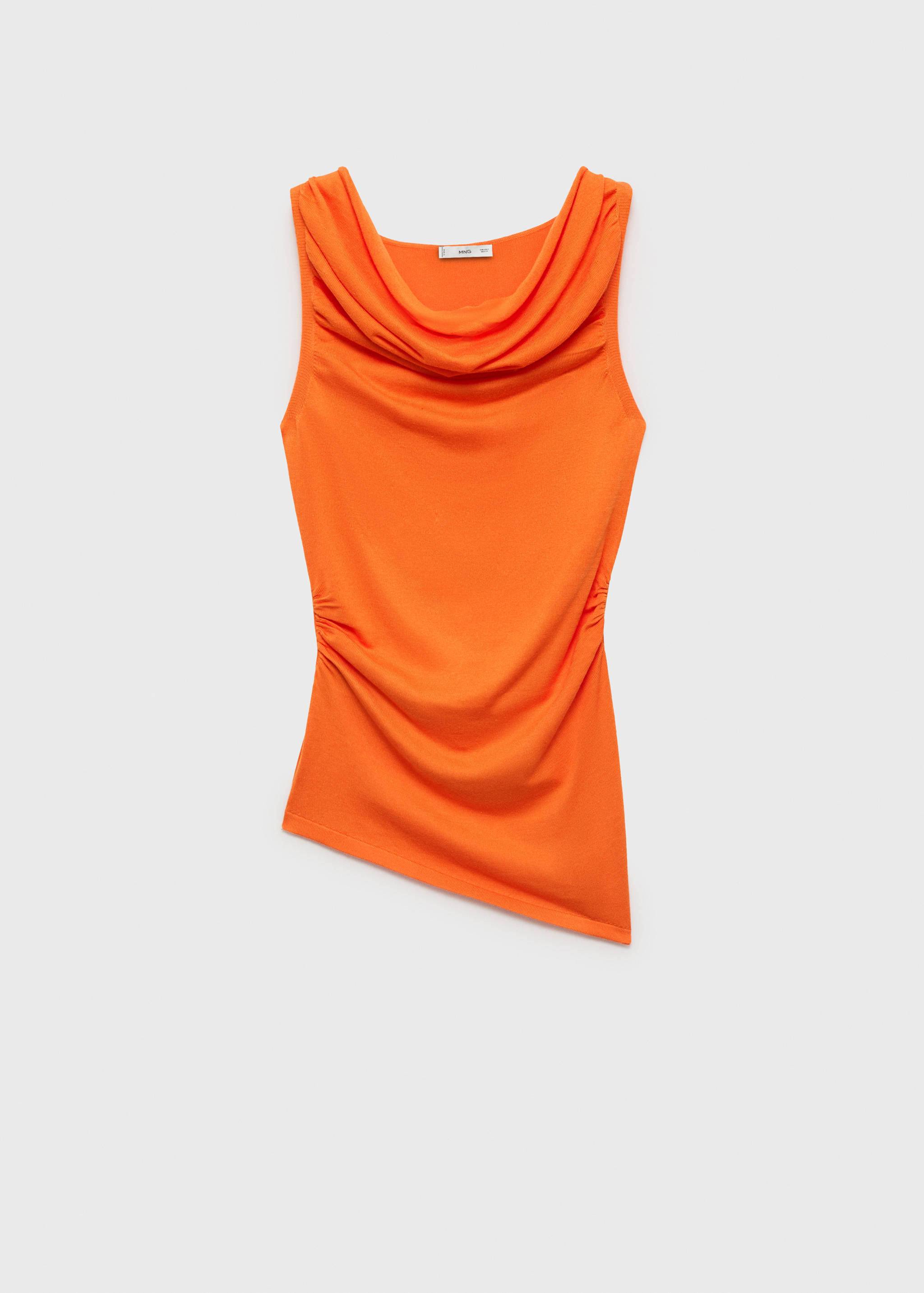 Draped knitted top - Article without model