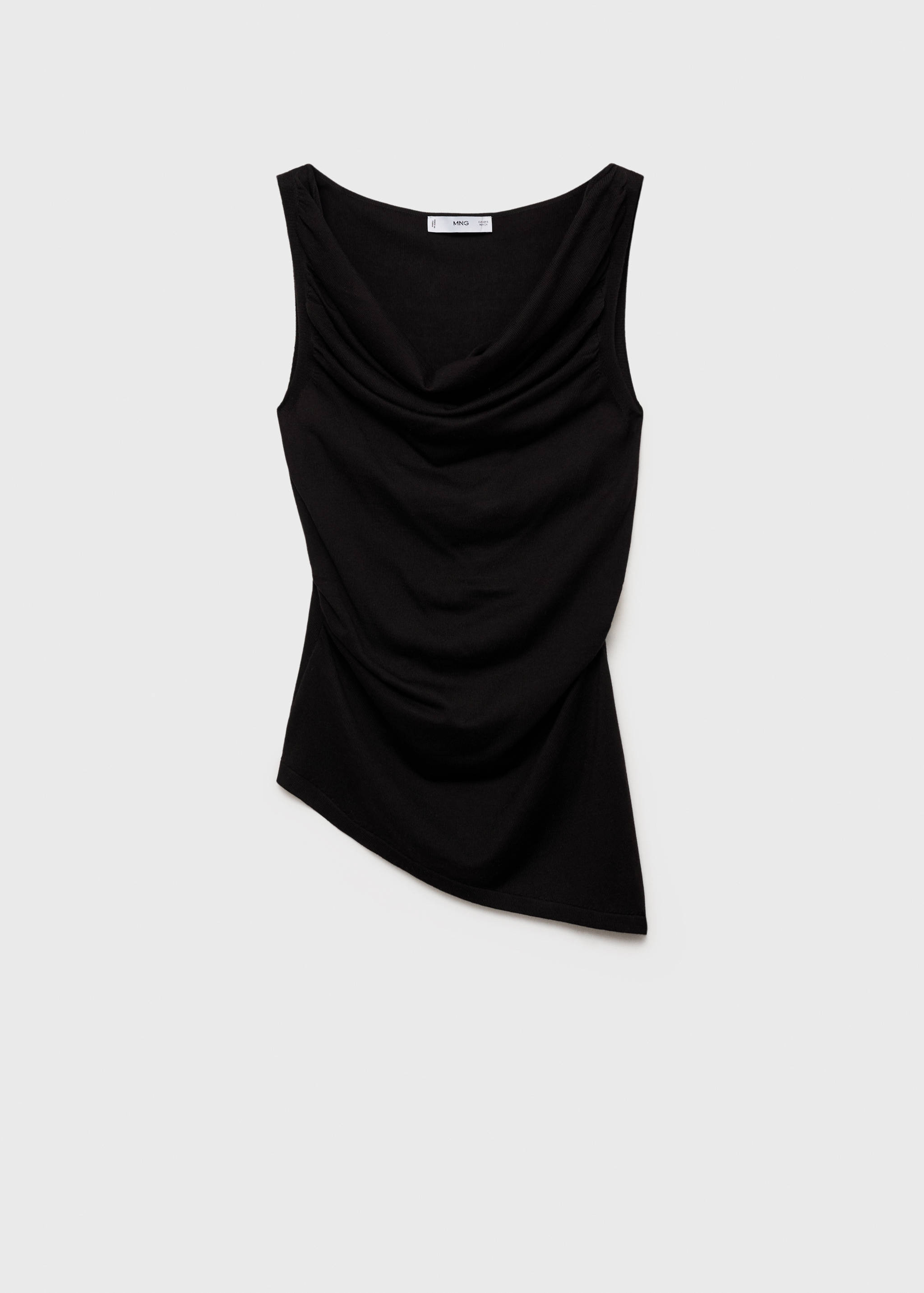 Draped knitted top - Article without model