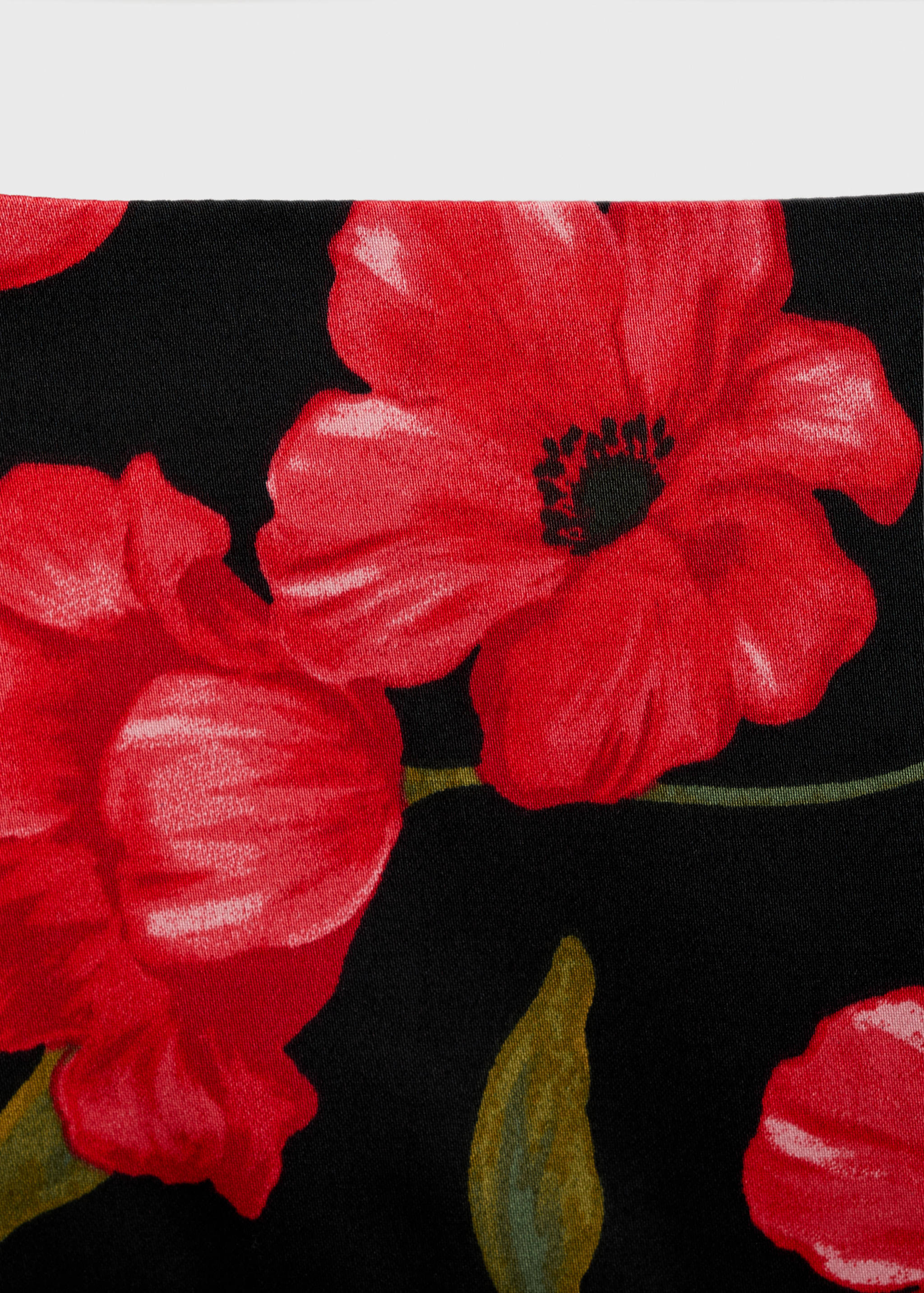 Rok A-line cetak bunga - Rincian barang 8