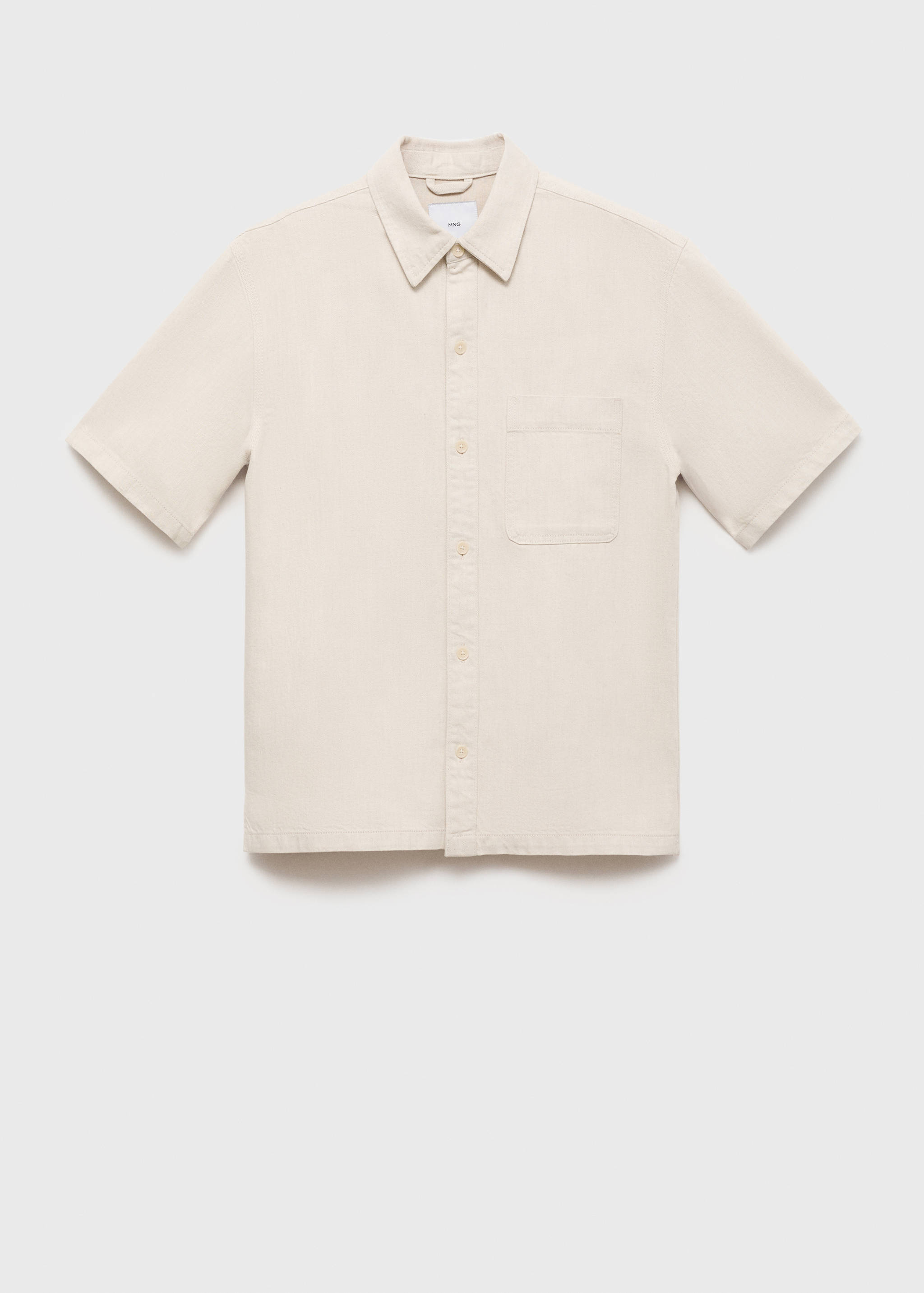 Camisa mezcla lino algodón - Artículo sin modelo