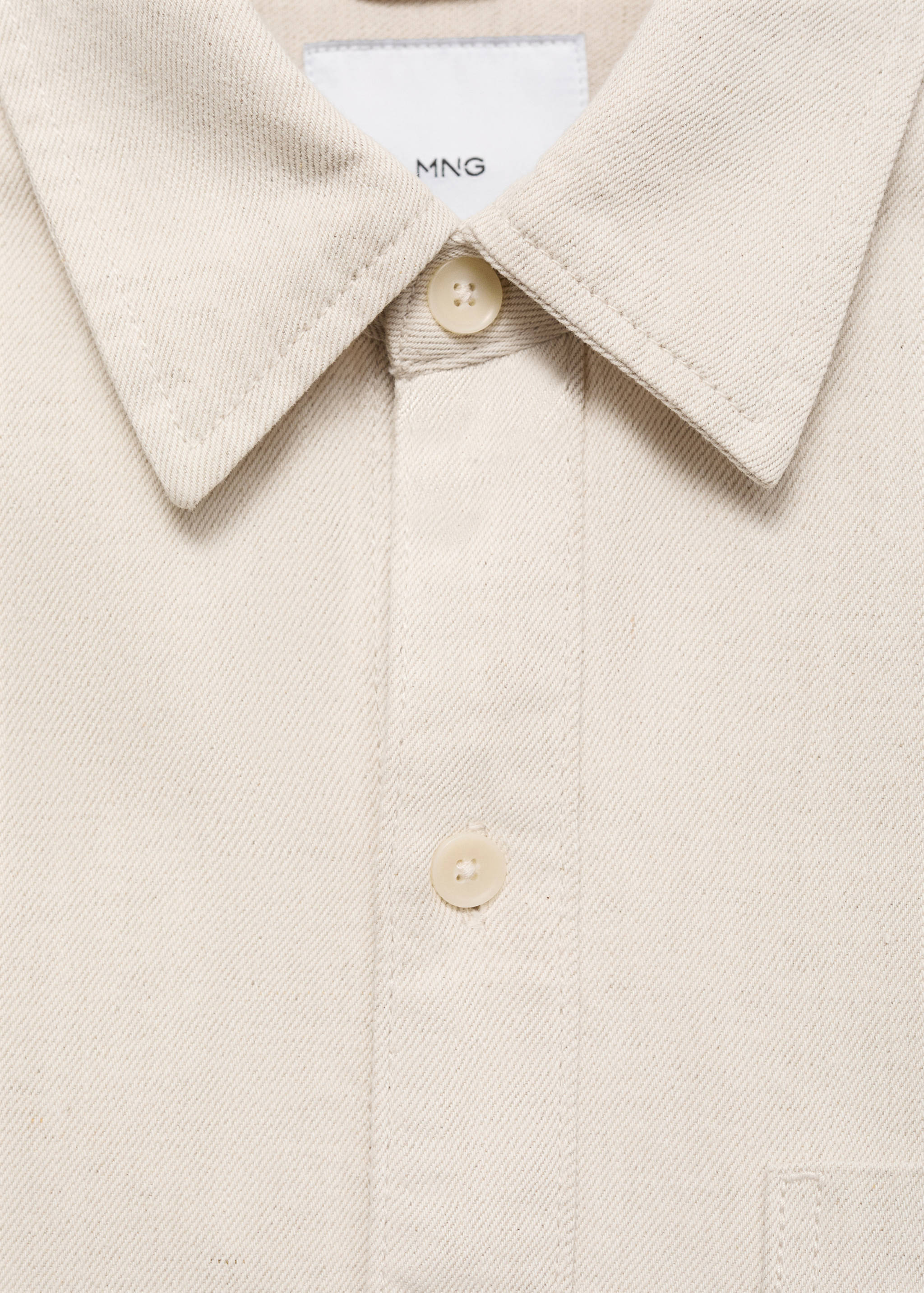 Camisa mezcla lino algodón - Detalle del artículo 0