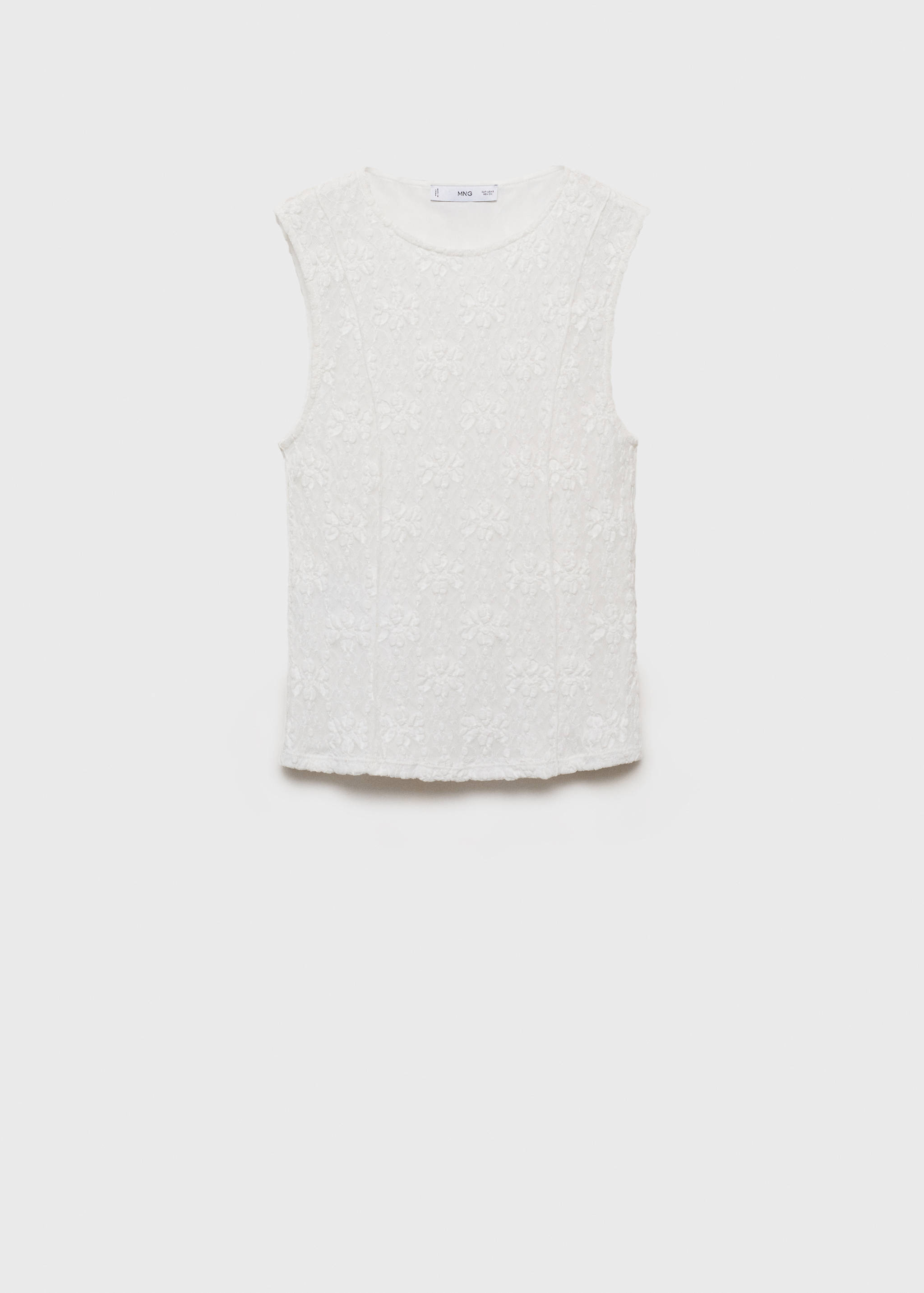 Lace strap T-shirt - Article without model