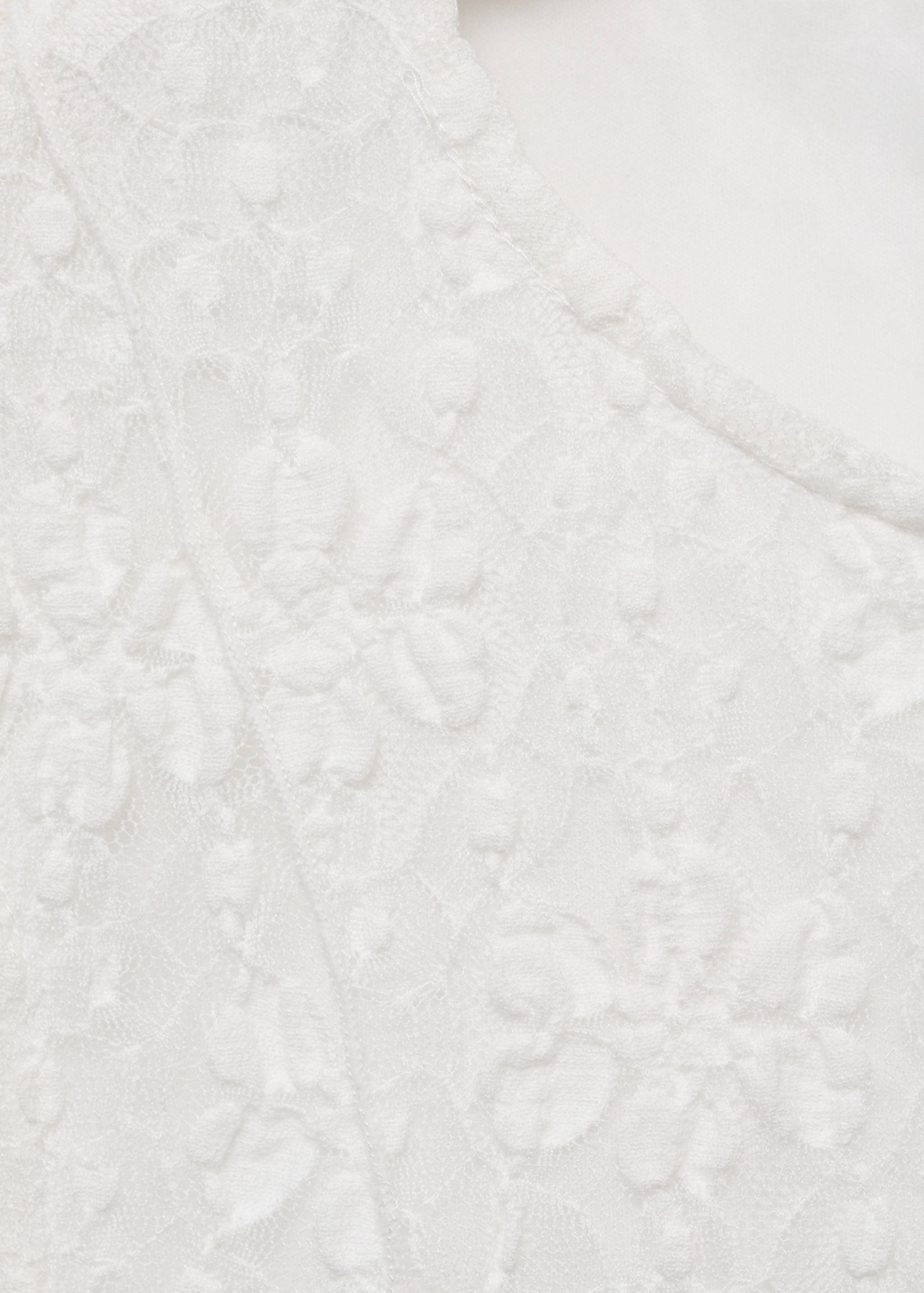 Lace strap T-shirt - Details of the article 8