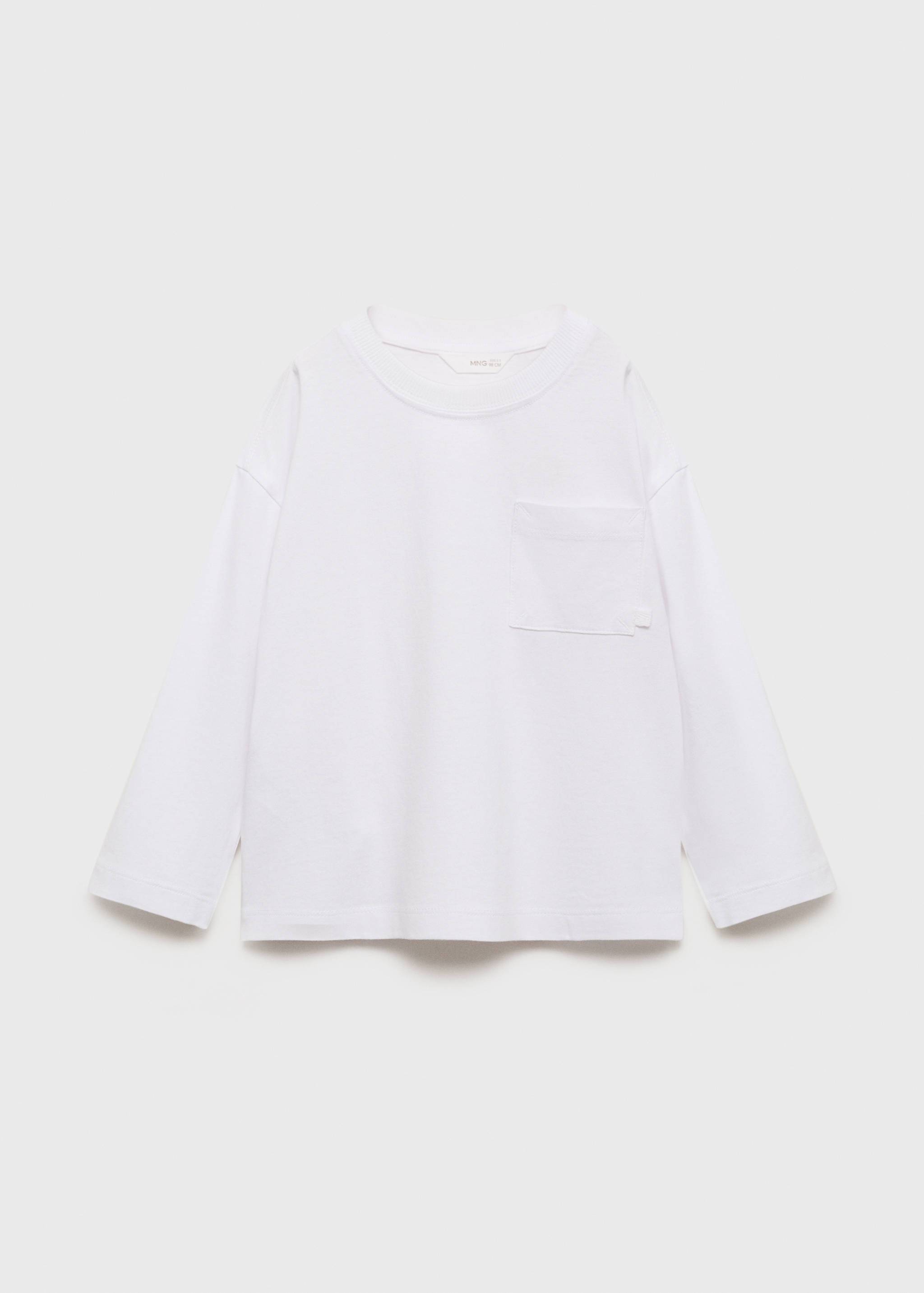 تي شيرت قطني بجيب - منتج دون نموذج