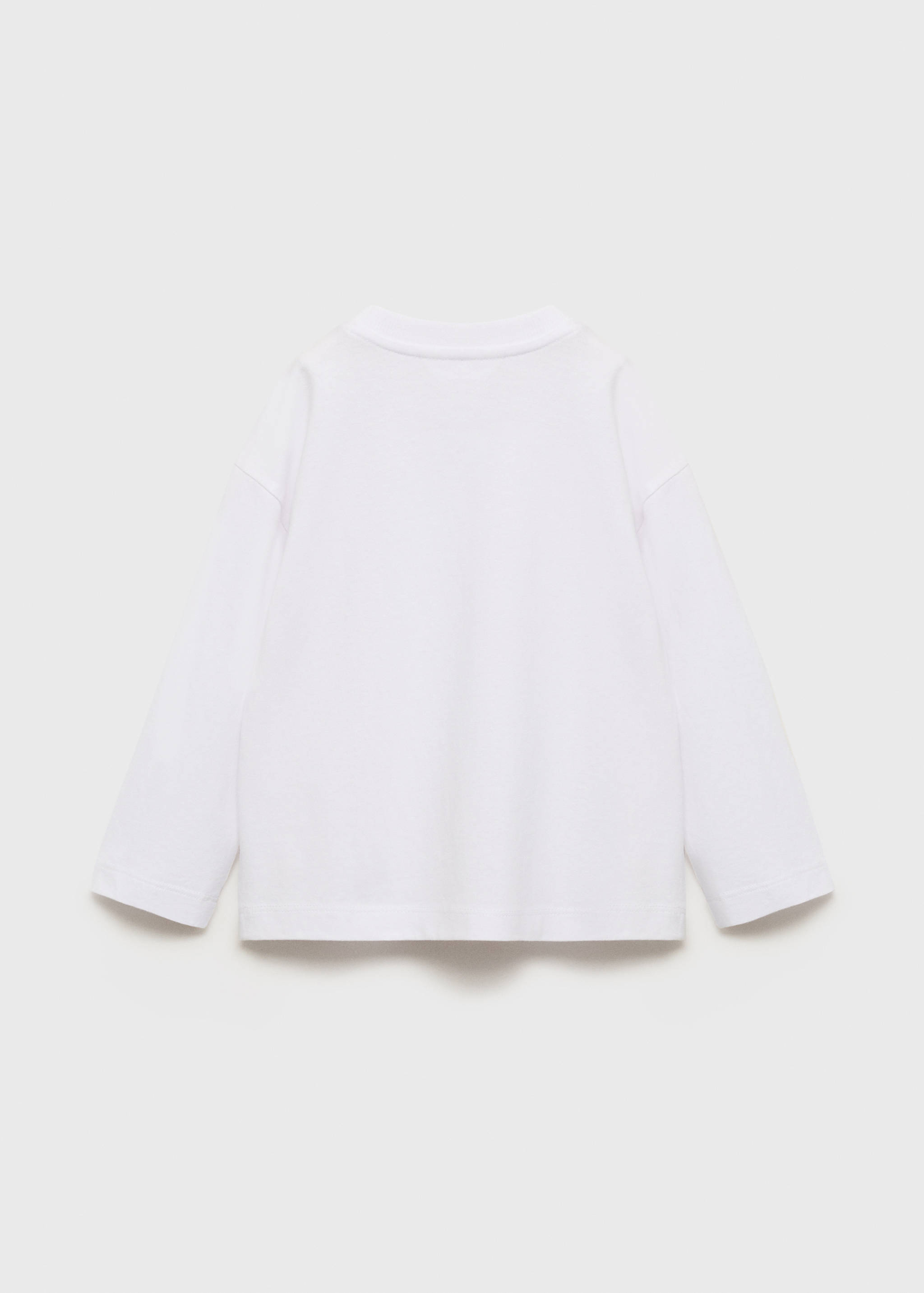 تي شيرت قطني بجيب - الجهة الخلفية للمنتج