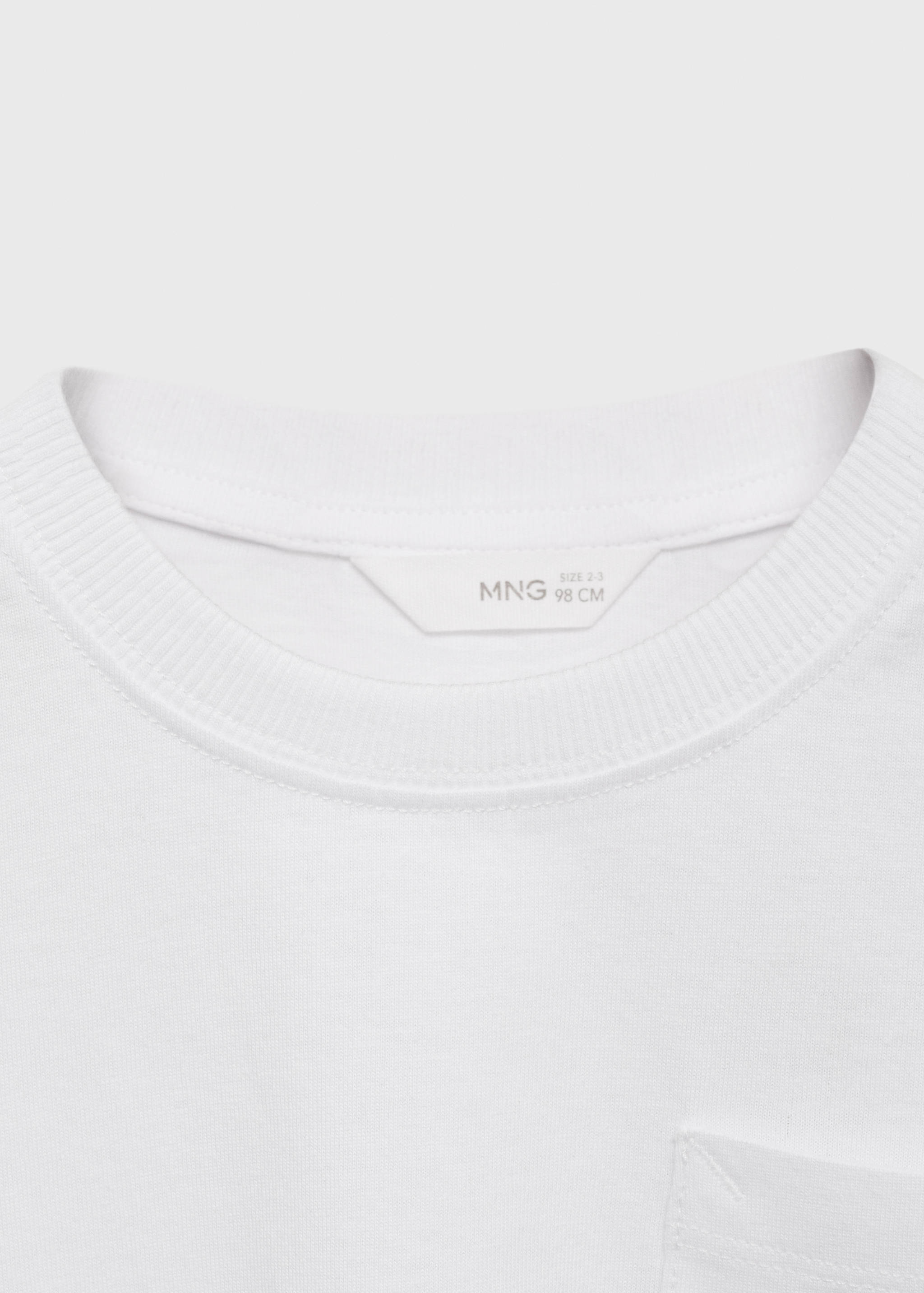 تي شيرت قطني بجيب - تفاصيل المنتج 8