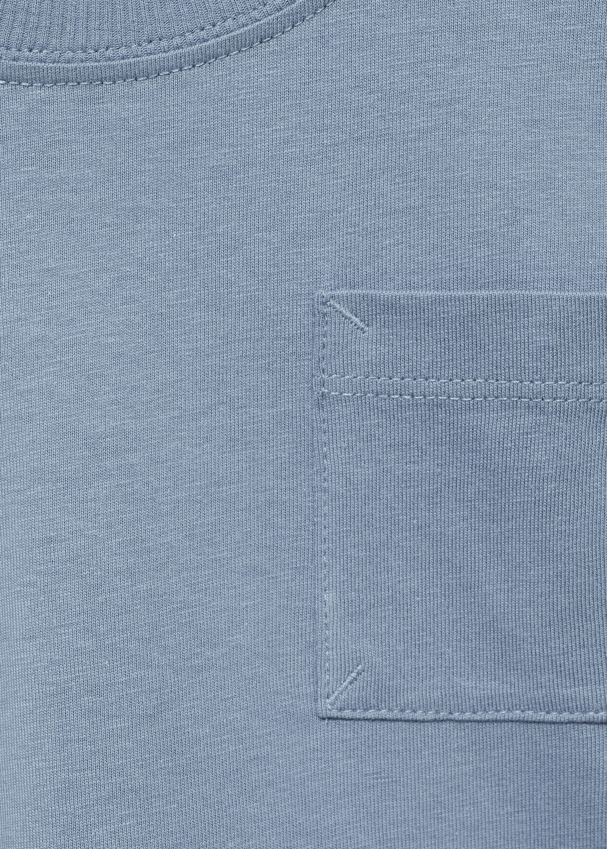 تي شيرت قطني بجيب - تفاصيل المنتج 8