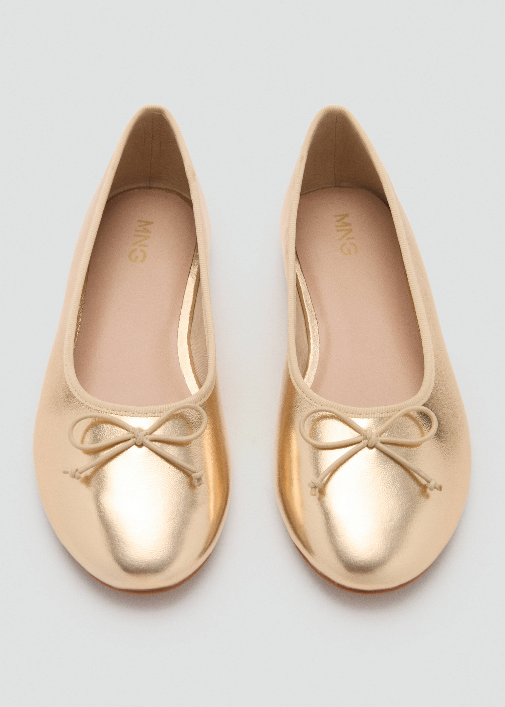 Metallic ballet flats with bow - Details of the article 2