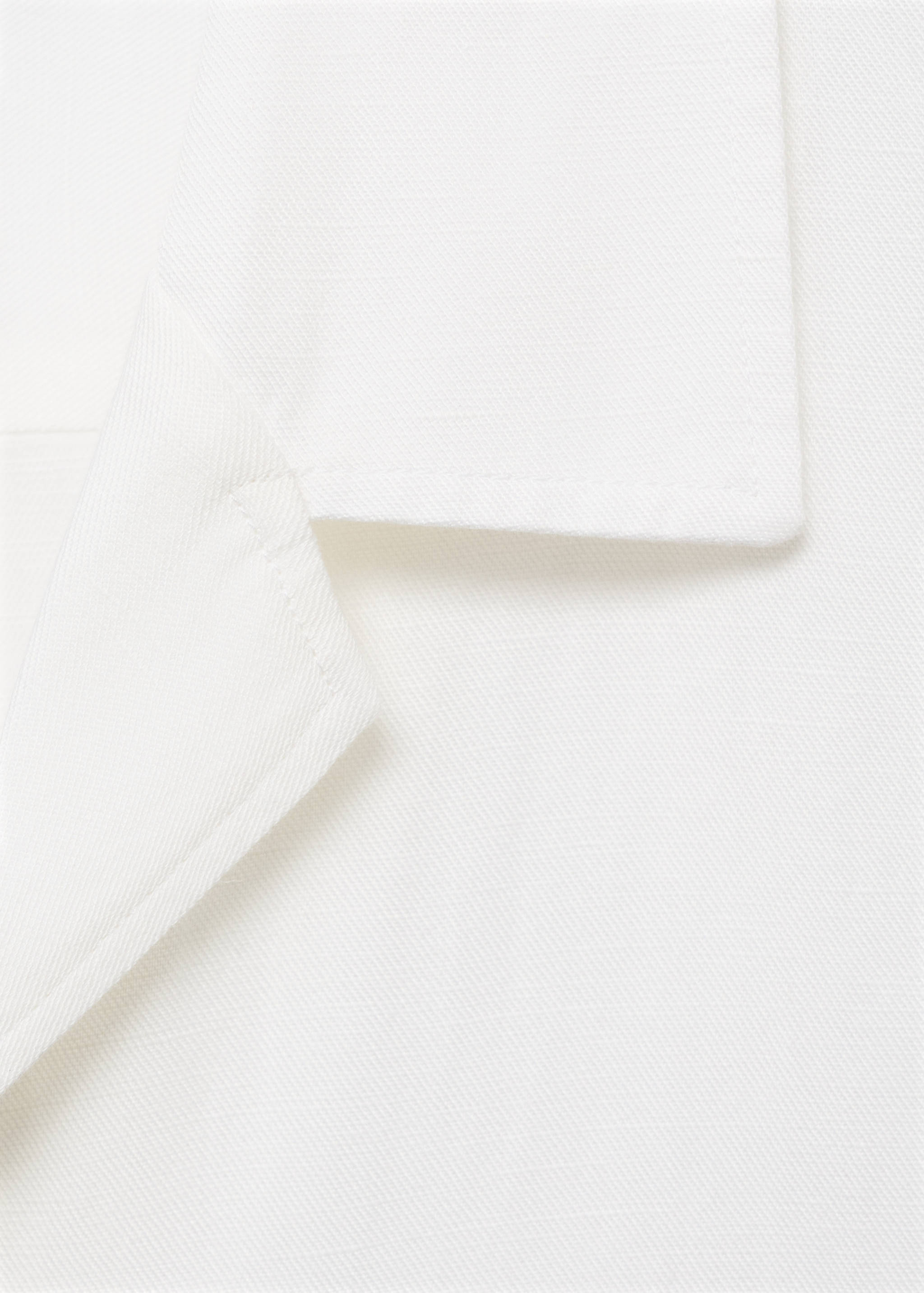 Regular-fit linen blend shirt - Details of the article 8