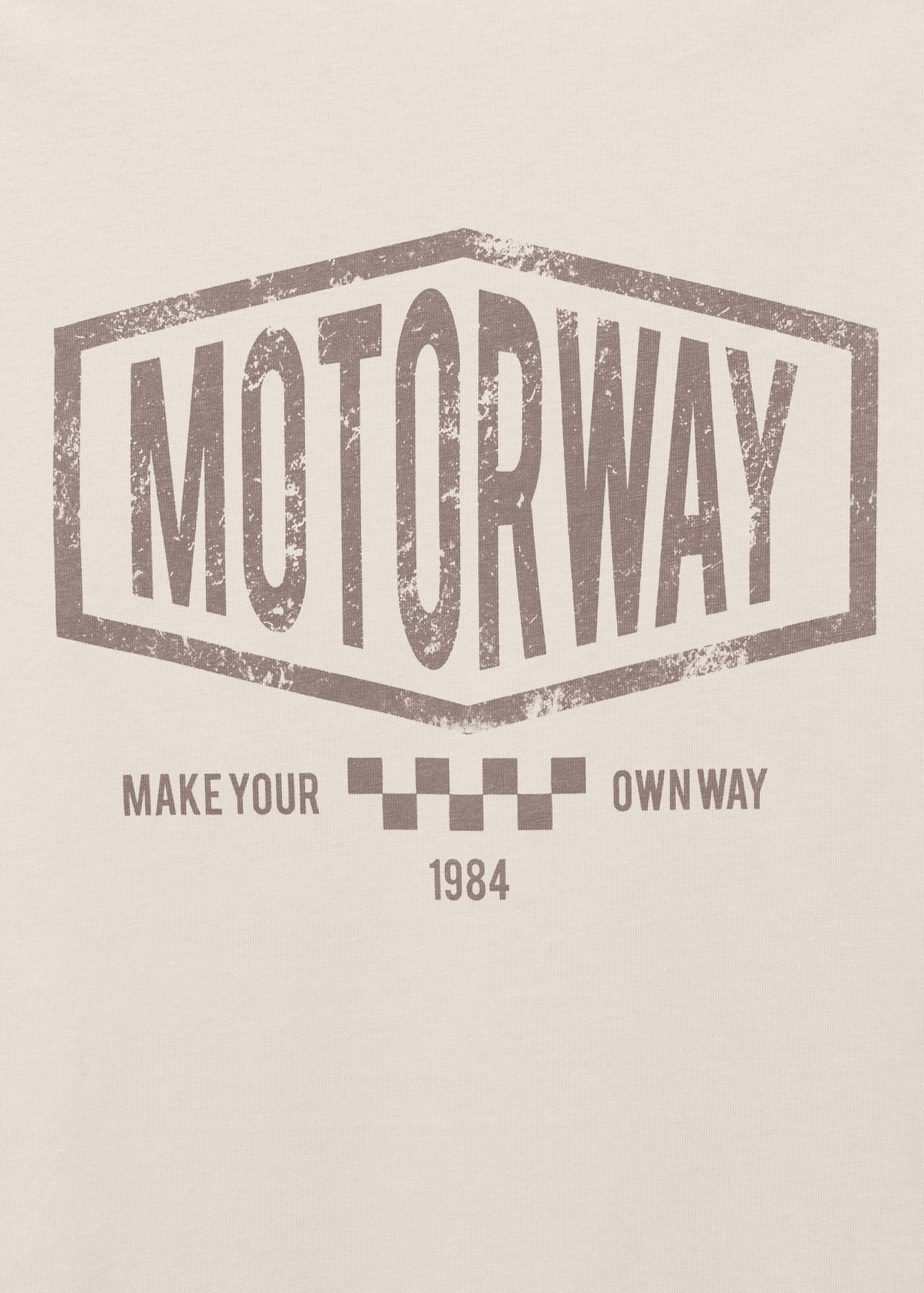 Хлопковая футболка с принтом - Деталь изделия 0