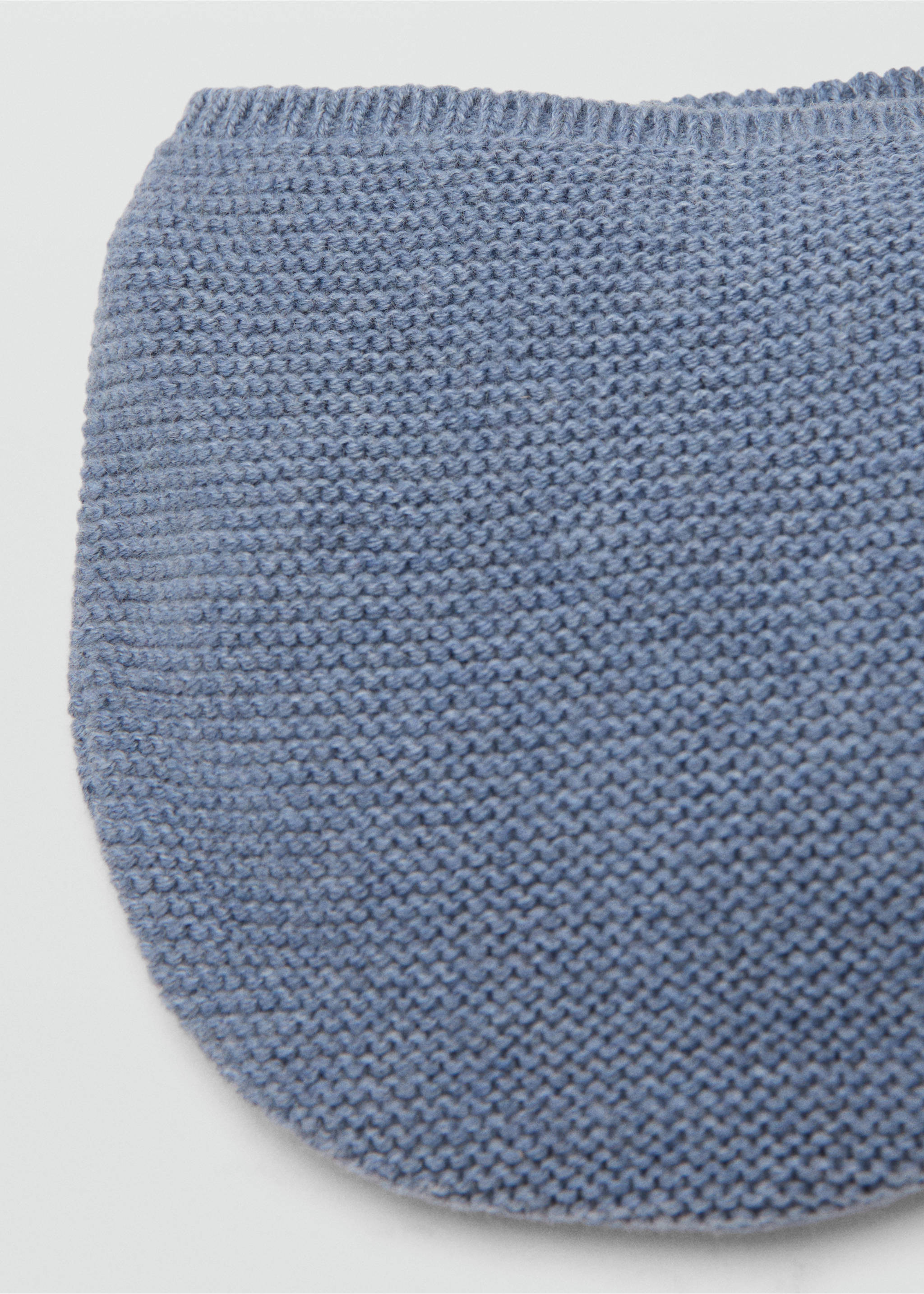 Béguin en maille - Détail de l'article 1, Bleu. Ref: 17042915-00.