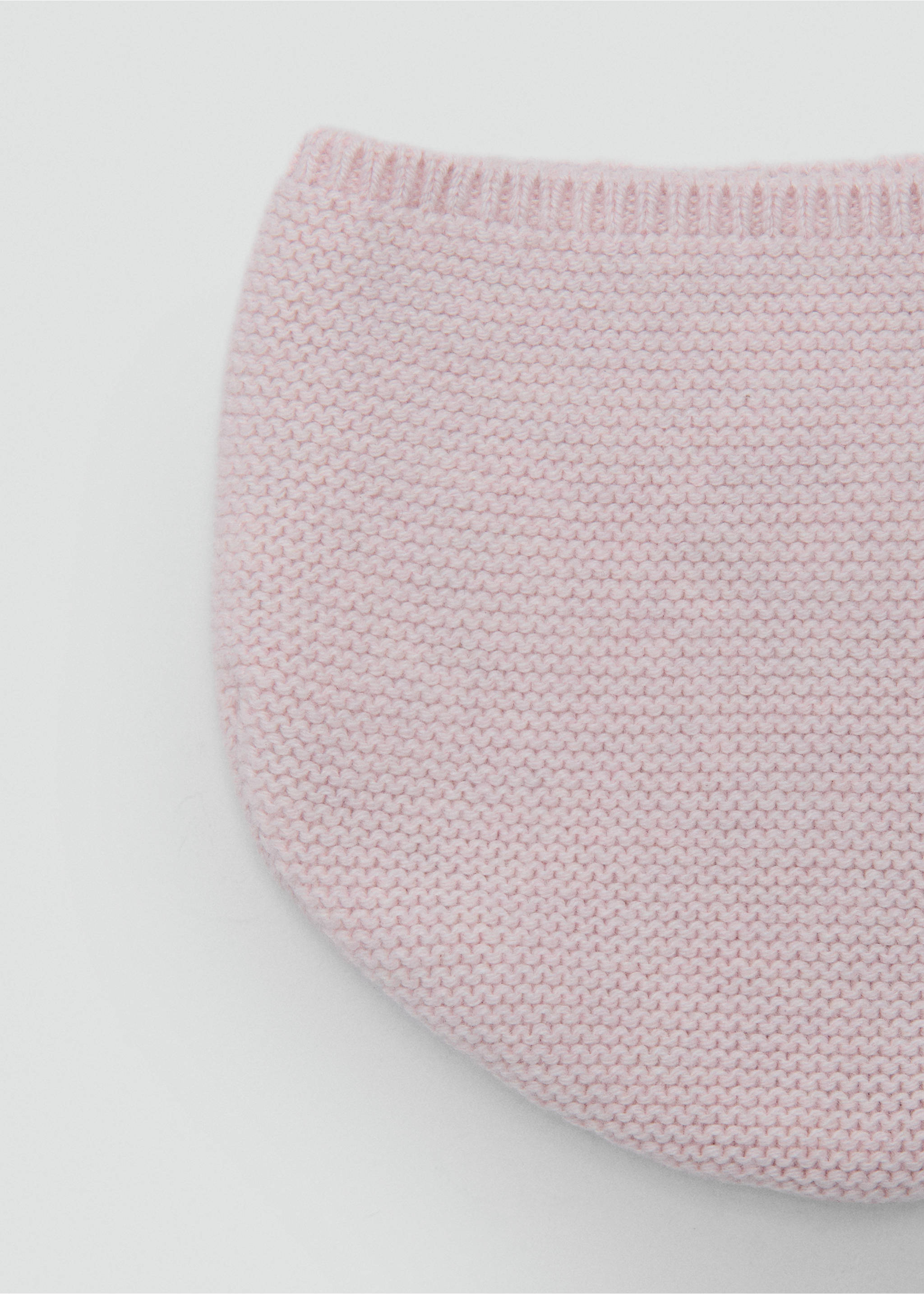 Béguin en maille - Détail de l'article 1, Rose clair. Ref: 17042915-00.