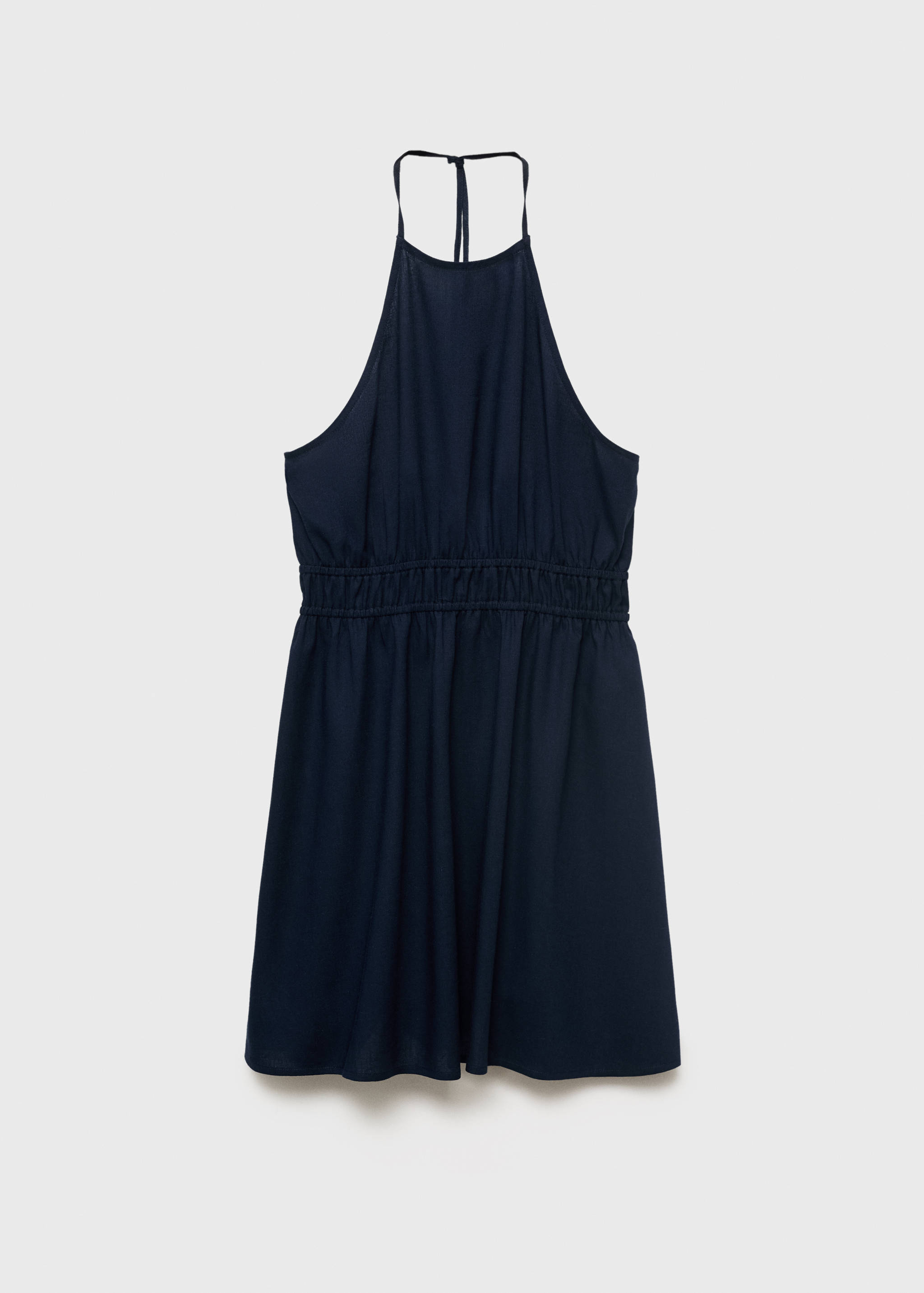 Vestido lino cuello halter - Artículo sin modelo