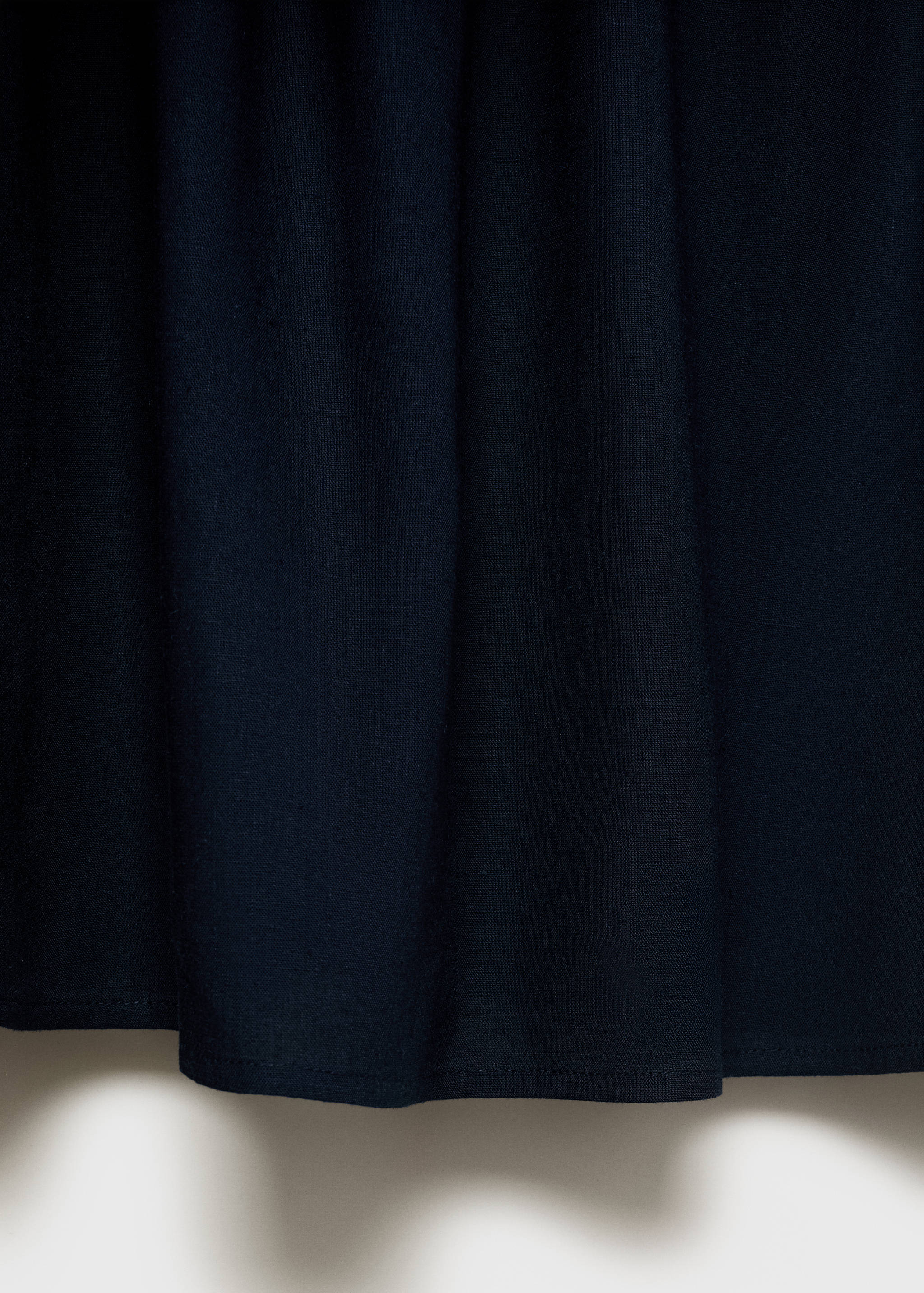 Vestido lino cuello halter - Detalle del artículo 0