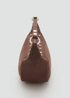 Studded shoulder bag — Chocolate 2