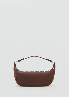 Studded shoulder bag — Chocolate 6