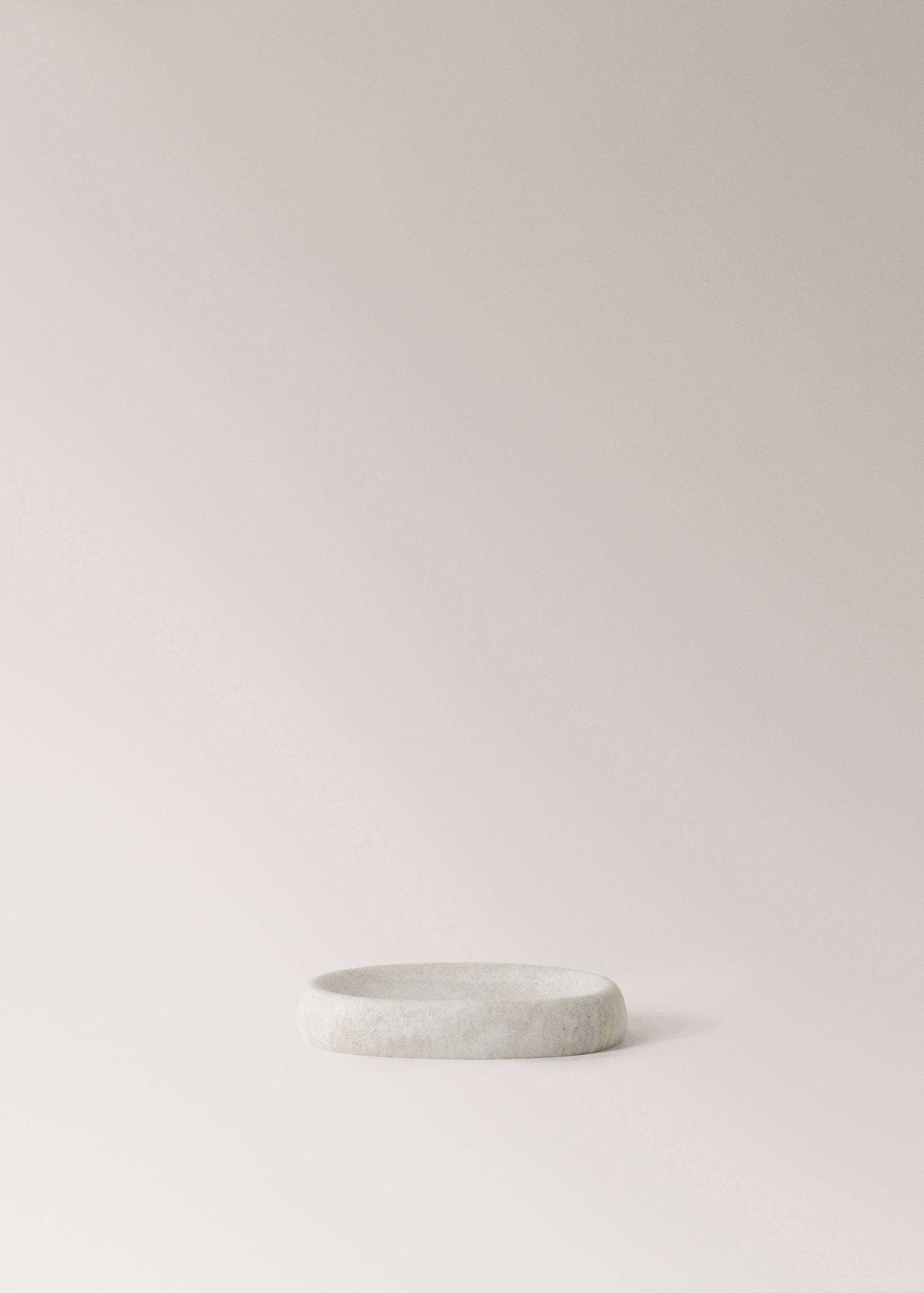 Marble-effect resin soap dish - Article without model
