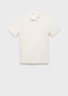 Structured knitted polo shirt — Off White 6