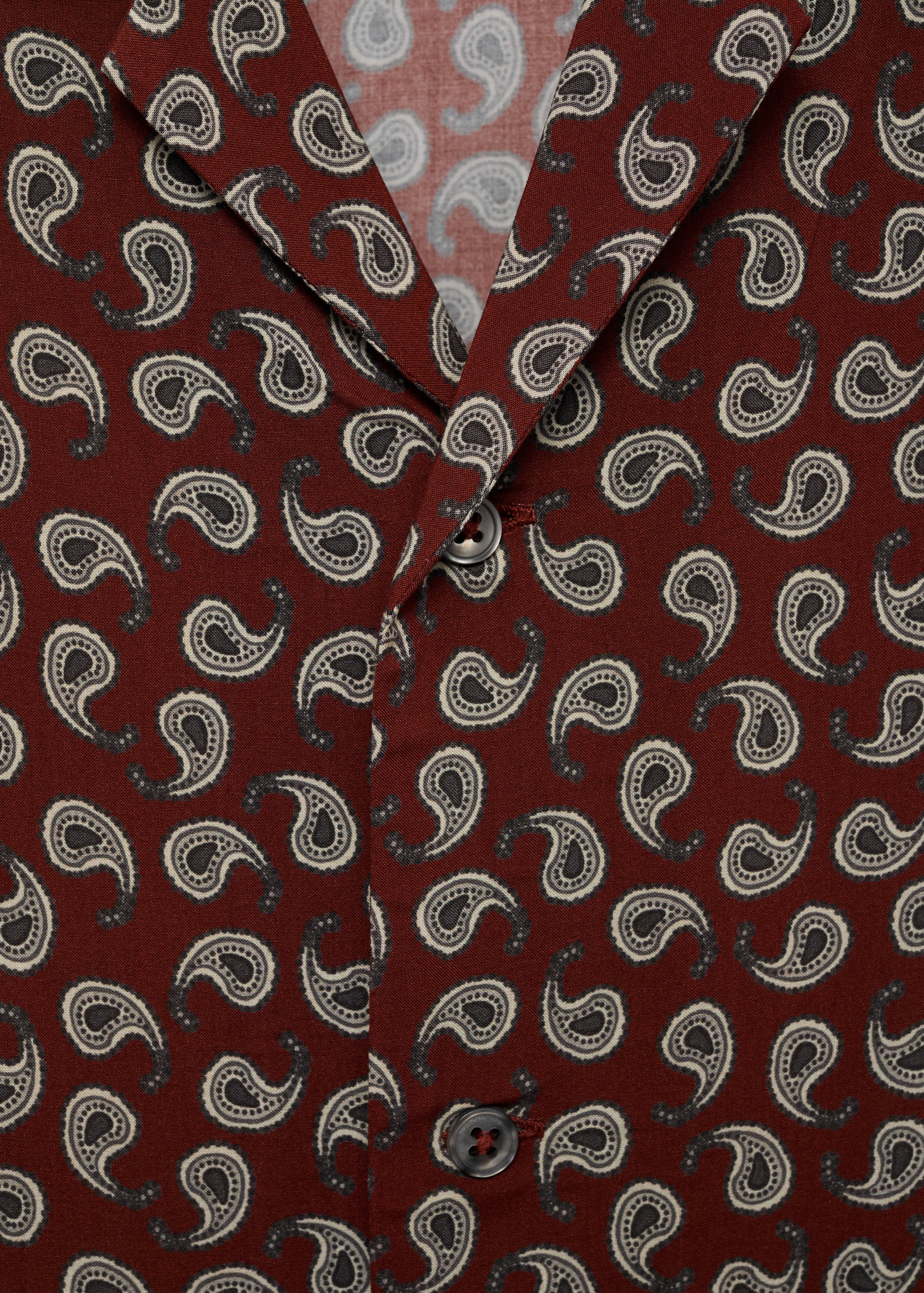 Printed fluid regular-fit shirt - Details of the article 8