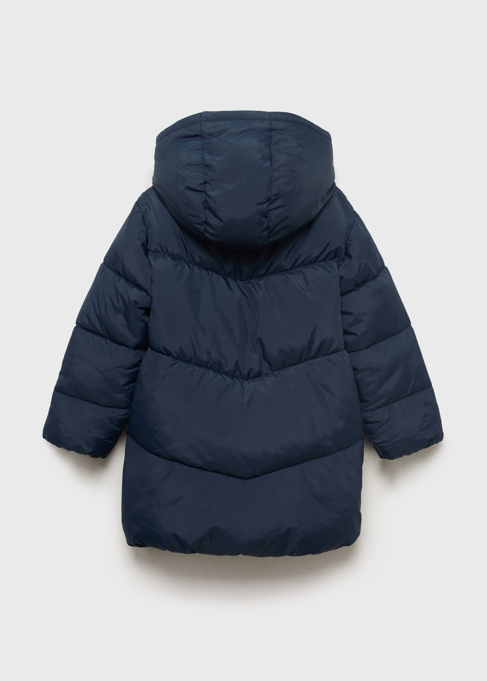 Hood puffer coat - Reverse of the article