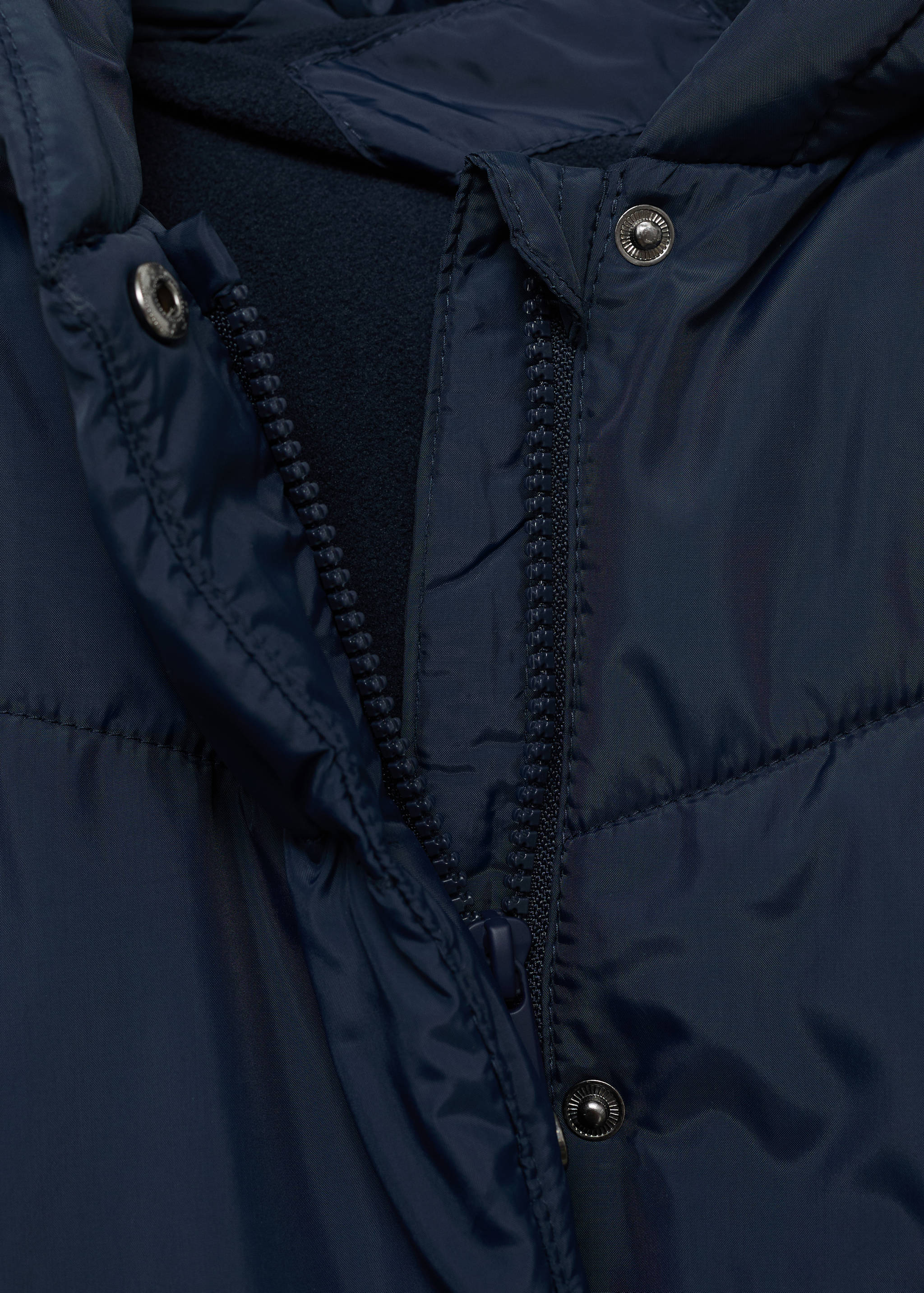 Hood puffer coat - Details of the article 8