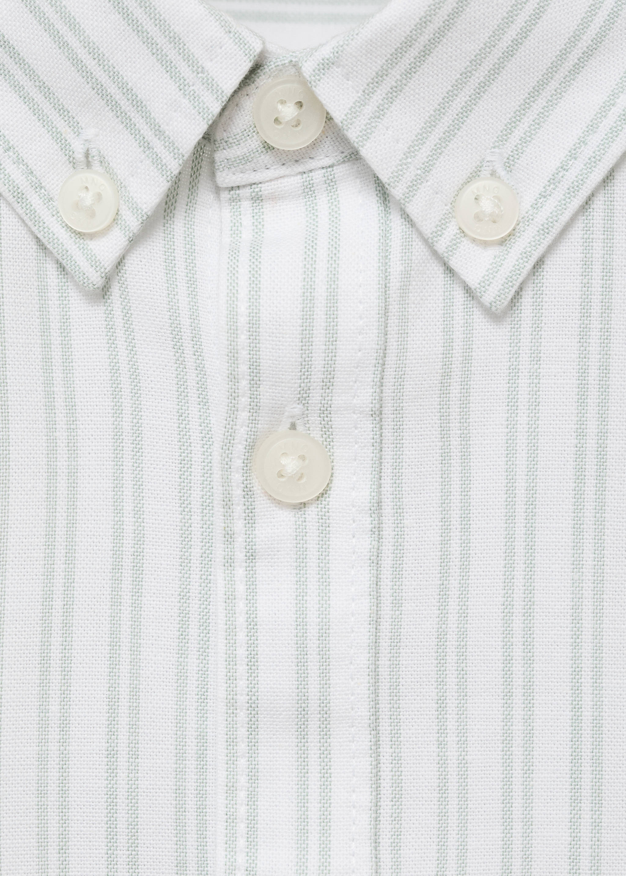 Striped Oxford shirt - Details of the article 0
