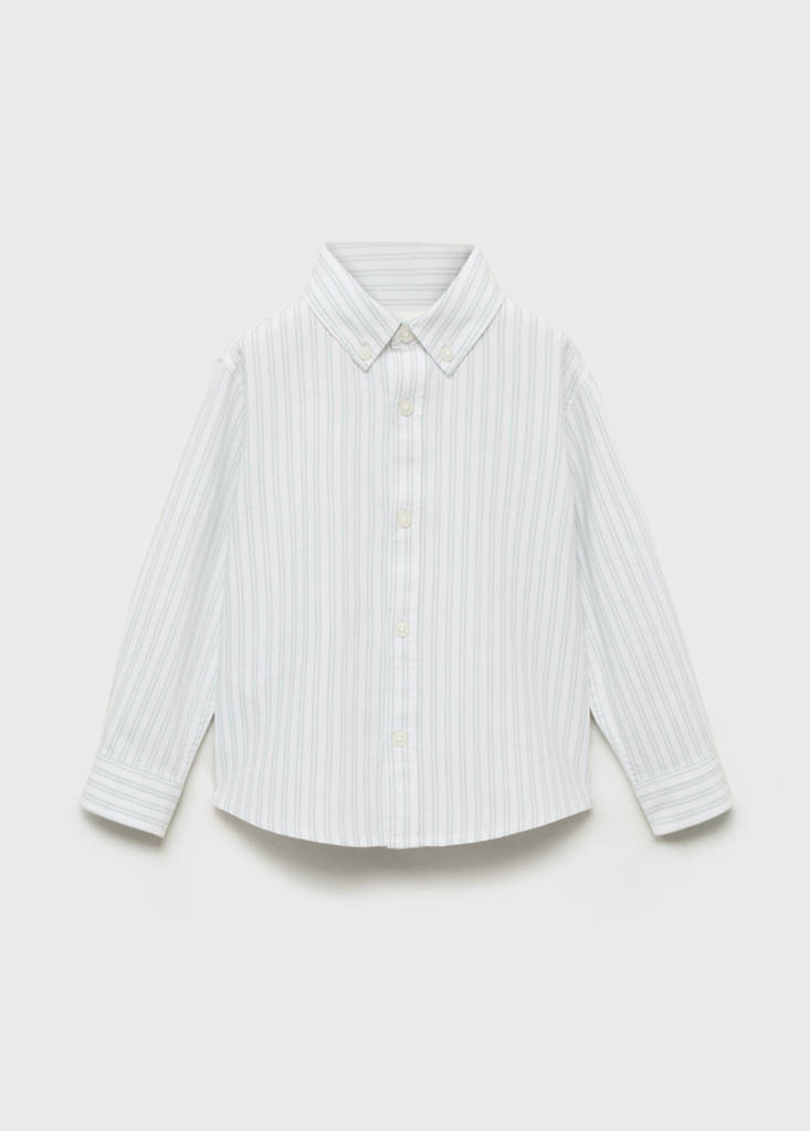 Striped Oxford shirt — Green
