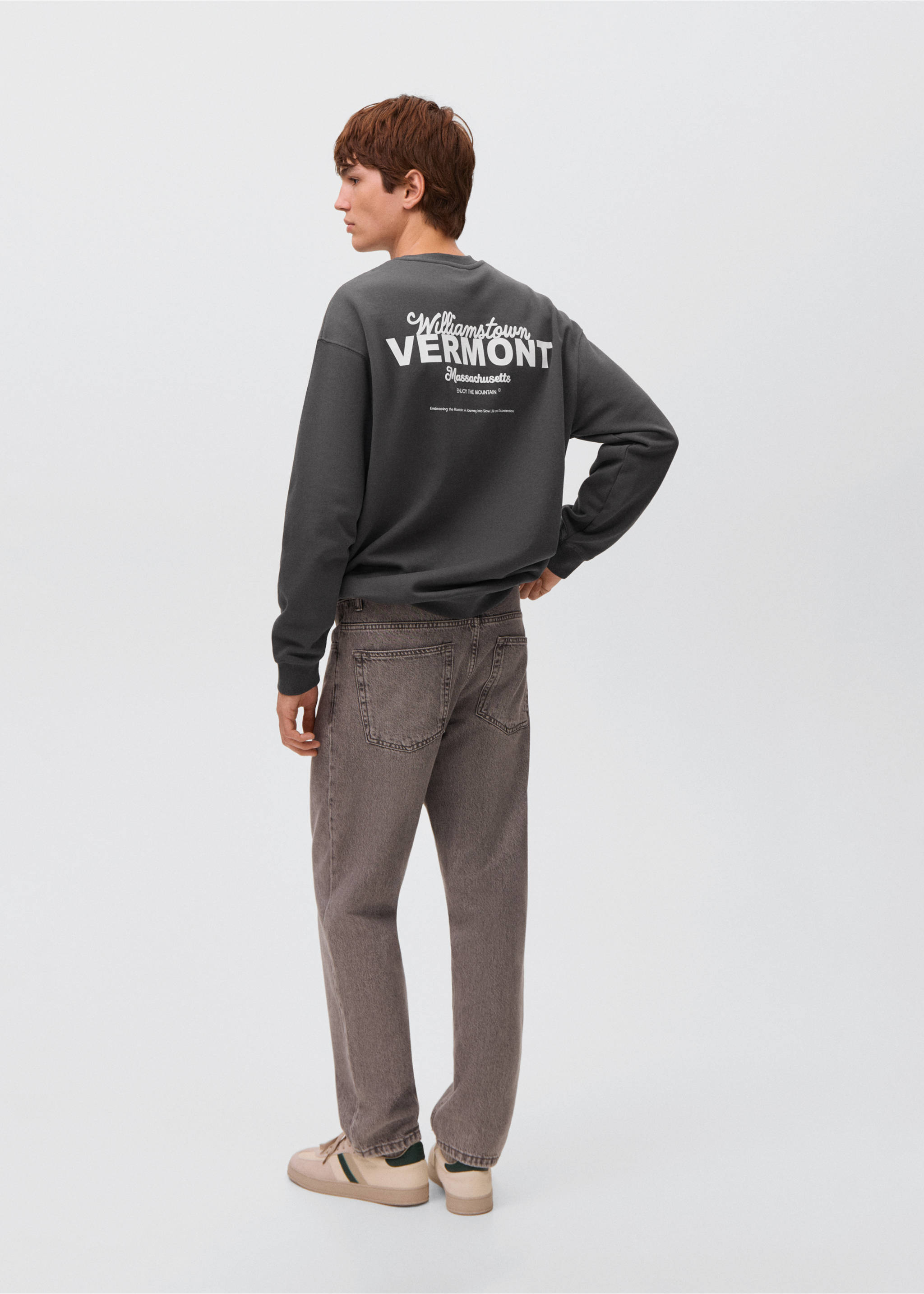 Jeans regular fit - Reverso del artículo, Gris. Ref: 17043279-00.