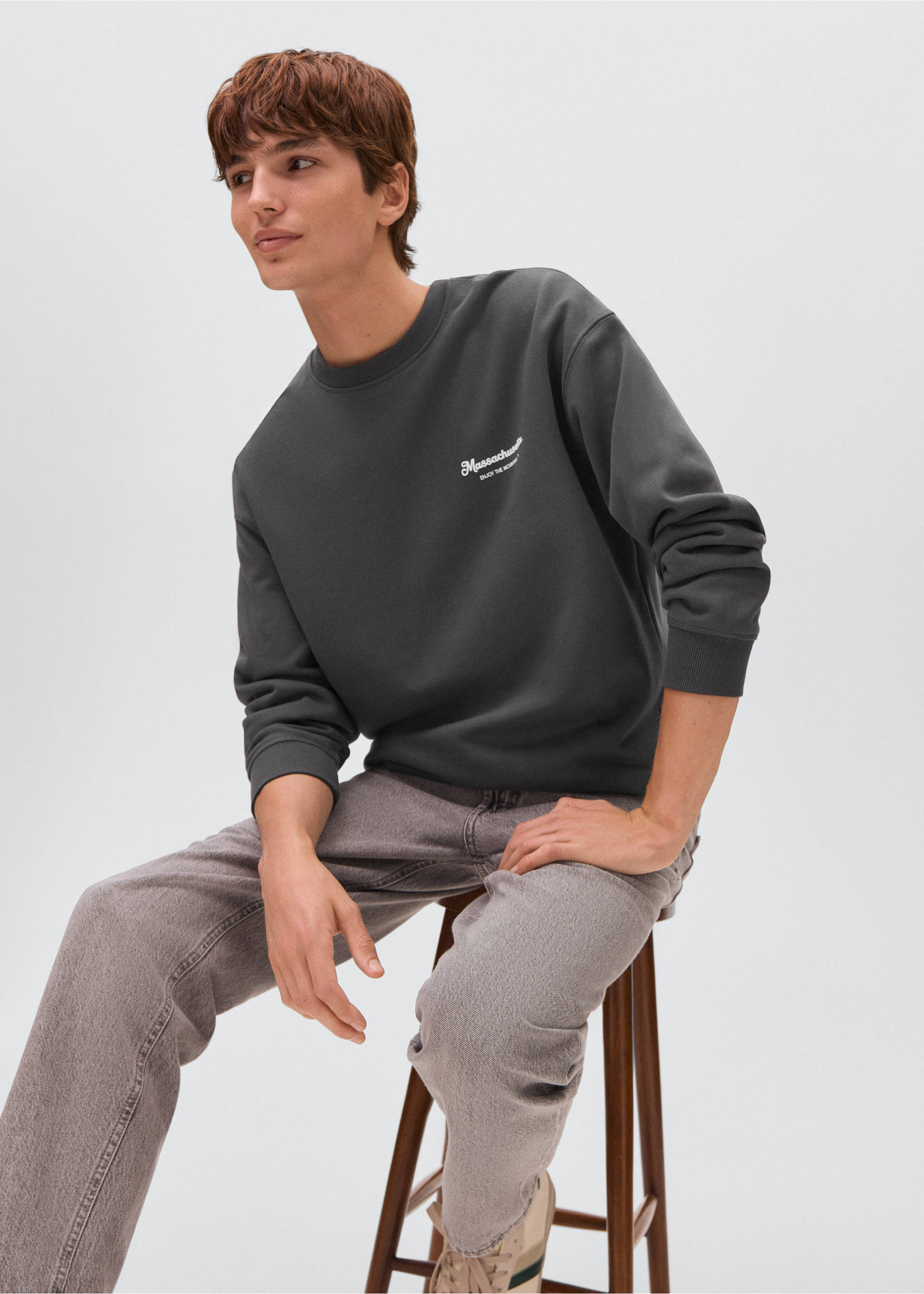 Jeans regular fit - Detalle del artículo 6, Gris. Ref: 17043279-00.